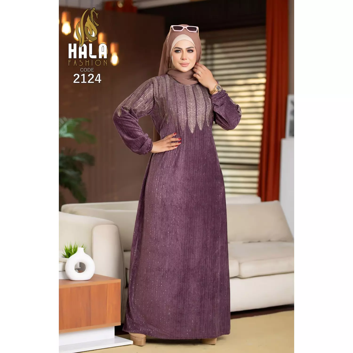 ABAYA For Winter Code:2124 hover image