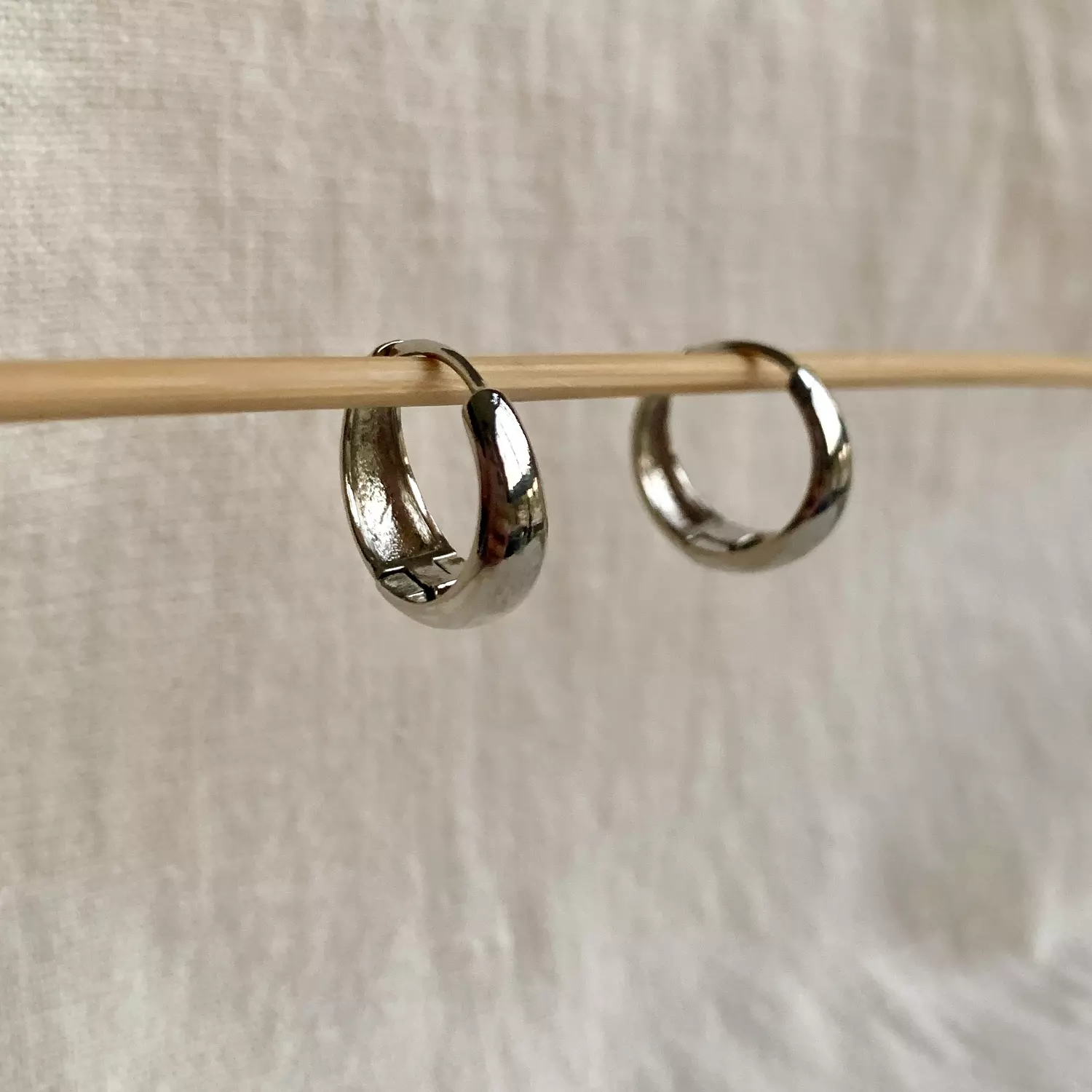 Chunky Little Hoop Earrings 0