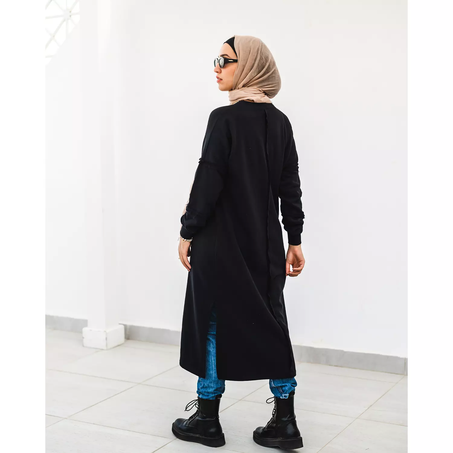 Black Midi Milton Dress 4