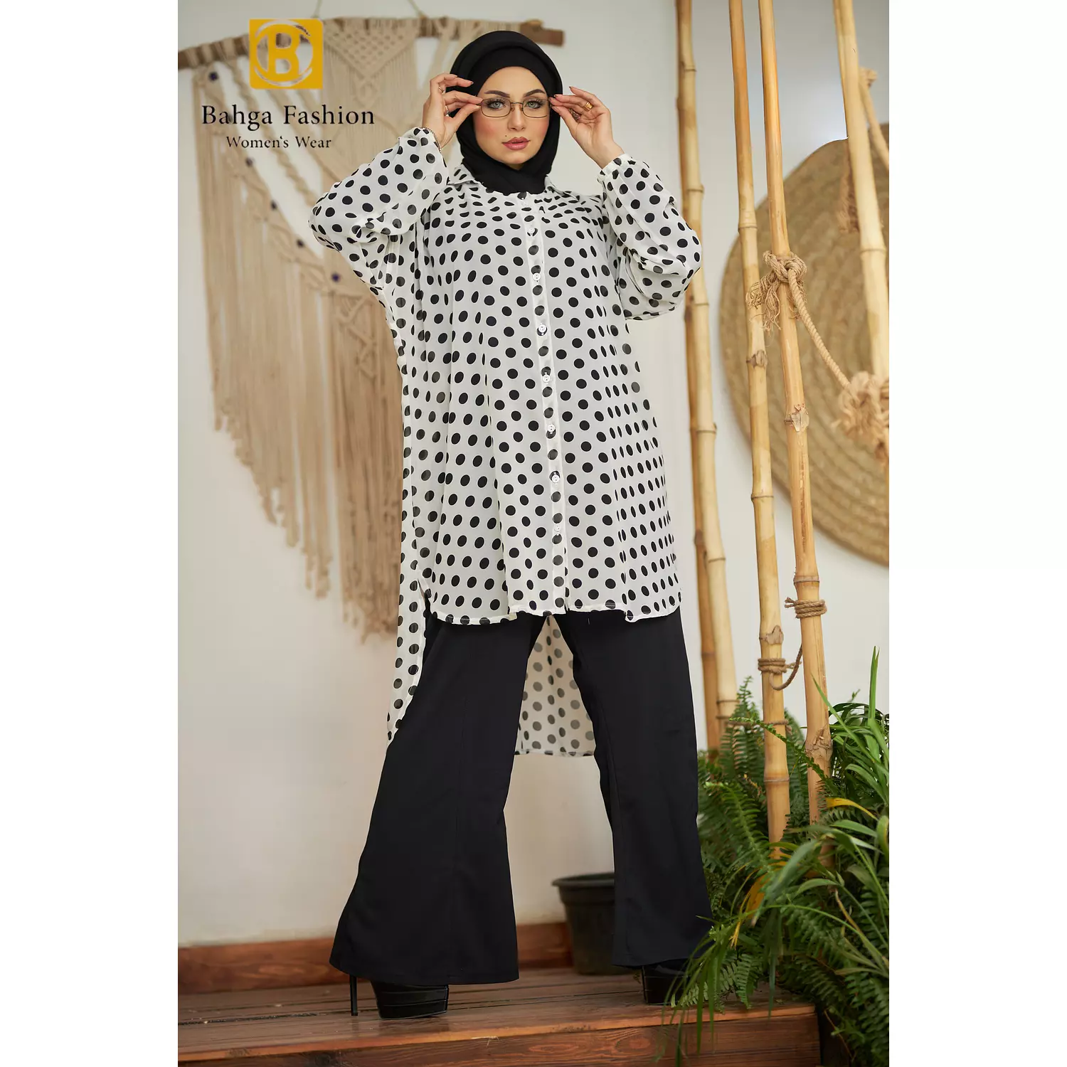 Chiffion dotted tunic.. code 8092 3