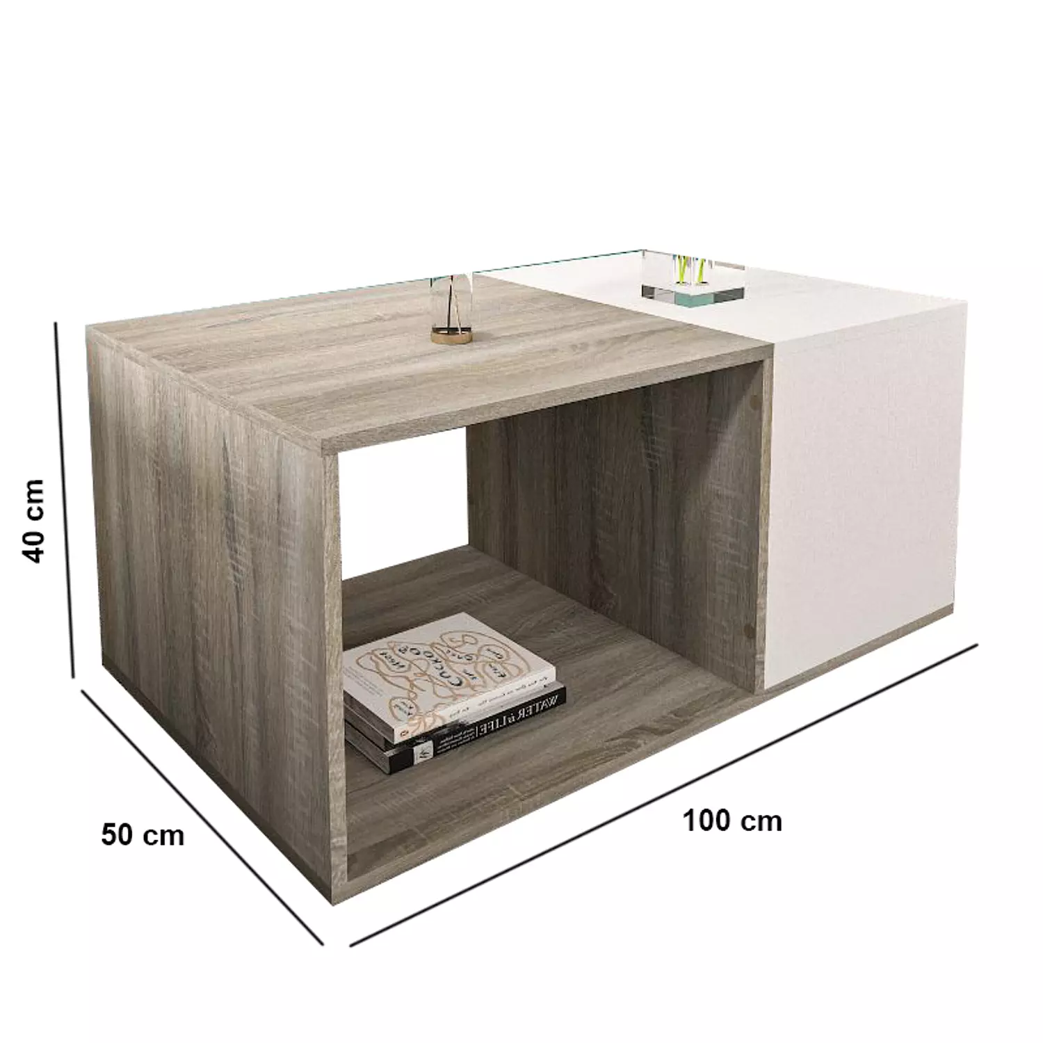 Center Table 100x50x40 cm - Artco.CT053 5