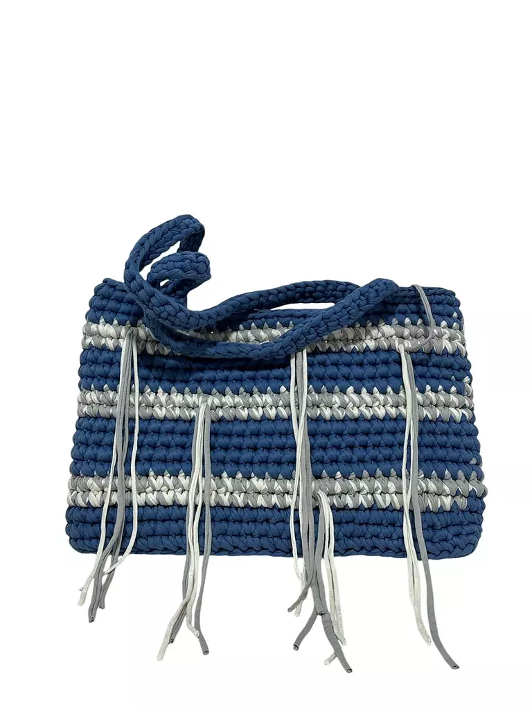 Crochet Bag - Blue