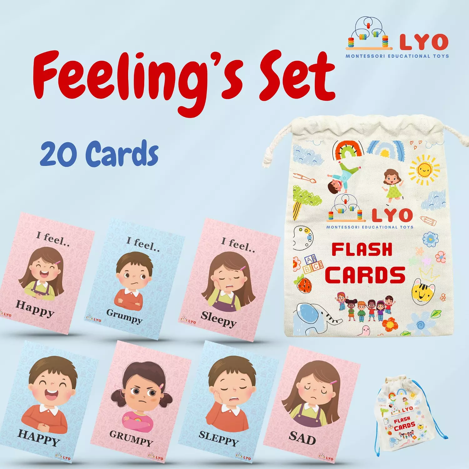 LYO Flash Cards (Feelings) 0