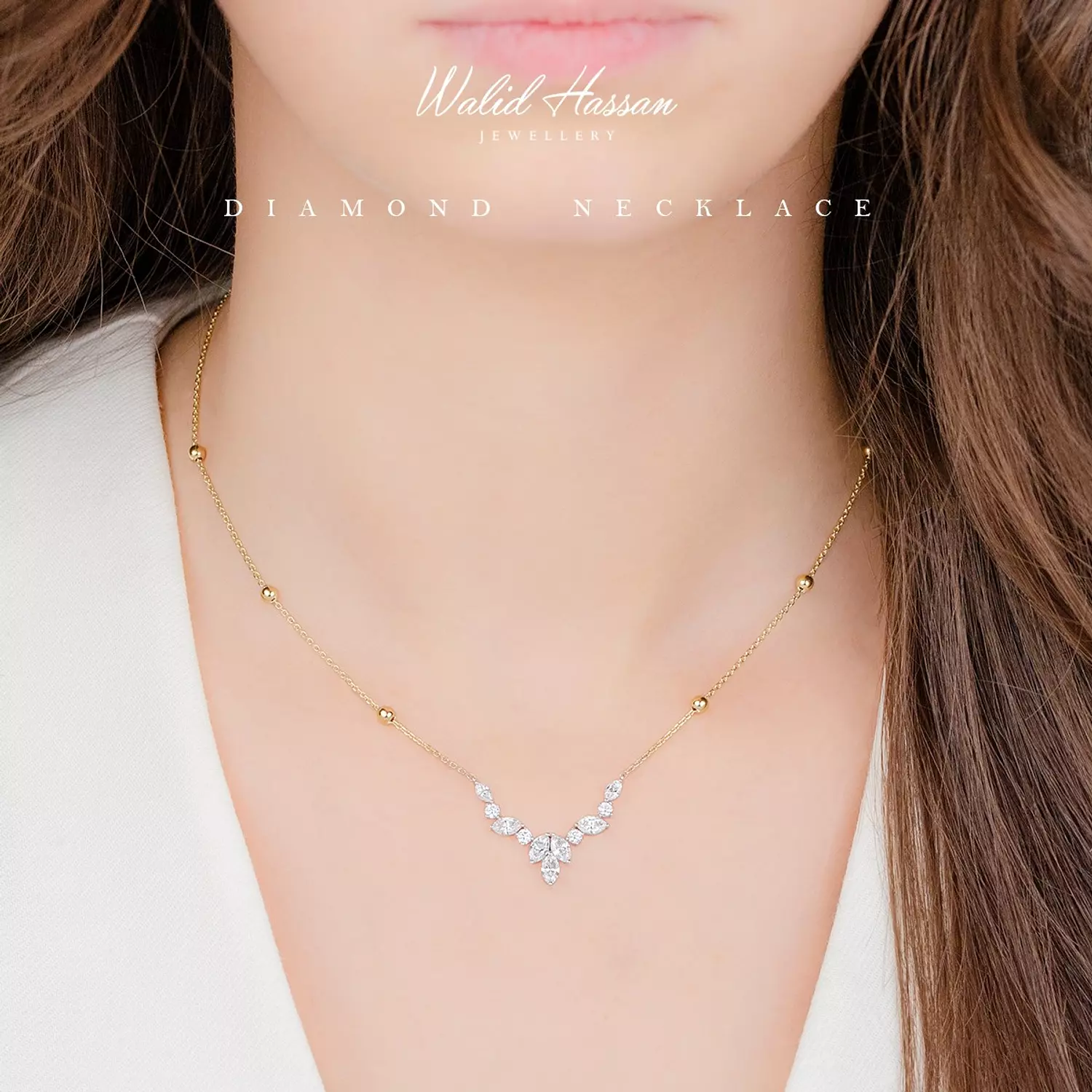 diamond necklace  hover image