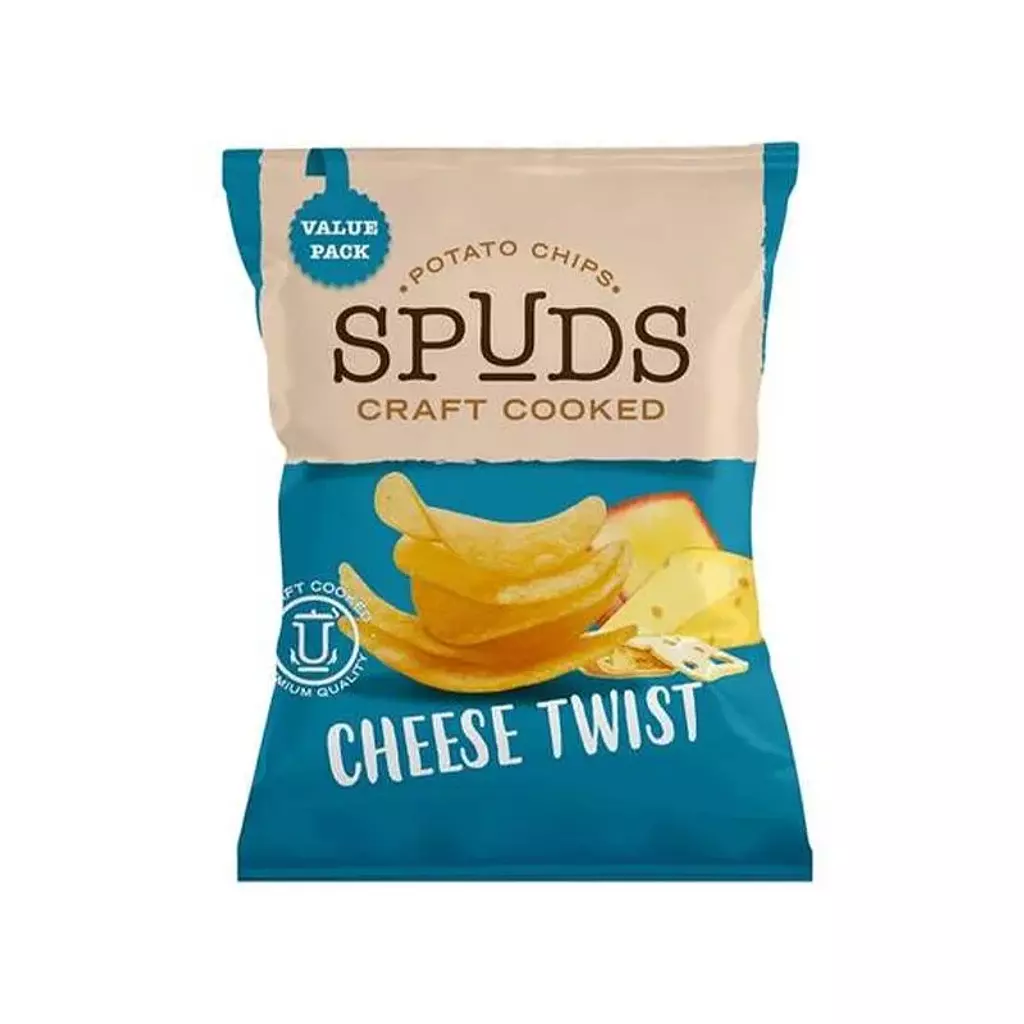 Spuds Cheese Twist Potato Chips 