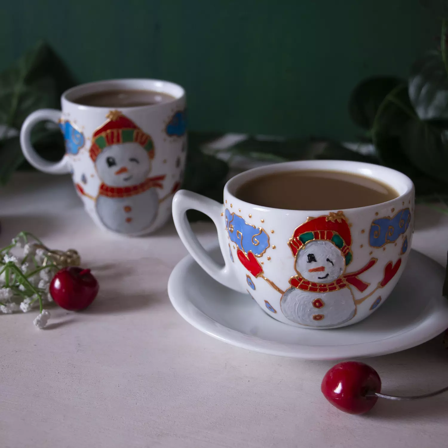 Snow Man Cappuccino Cup 1