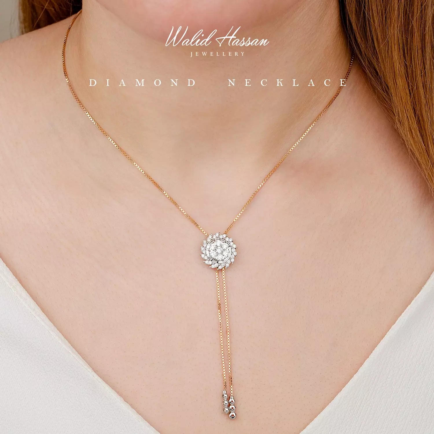 diamond necklace hover image