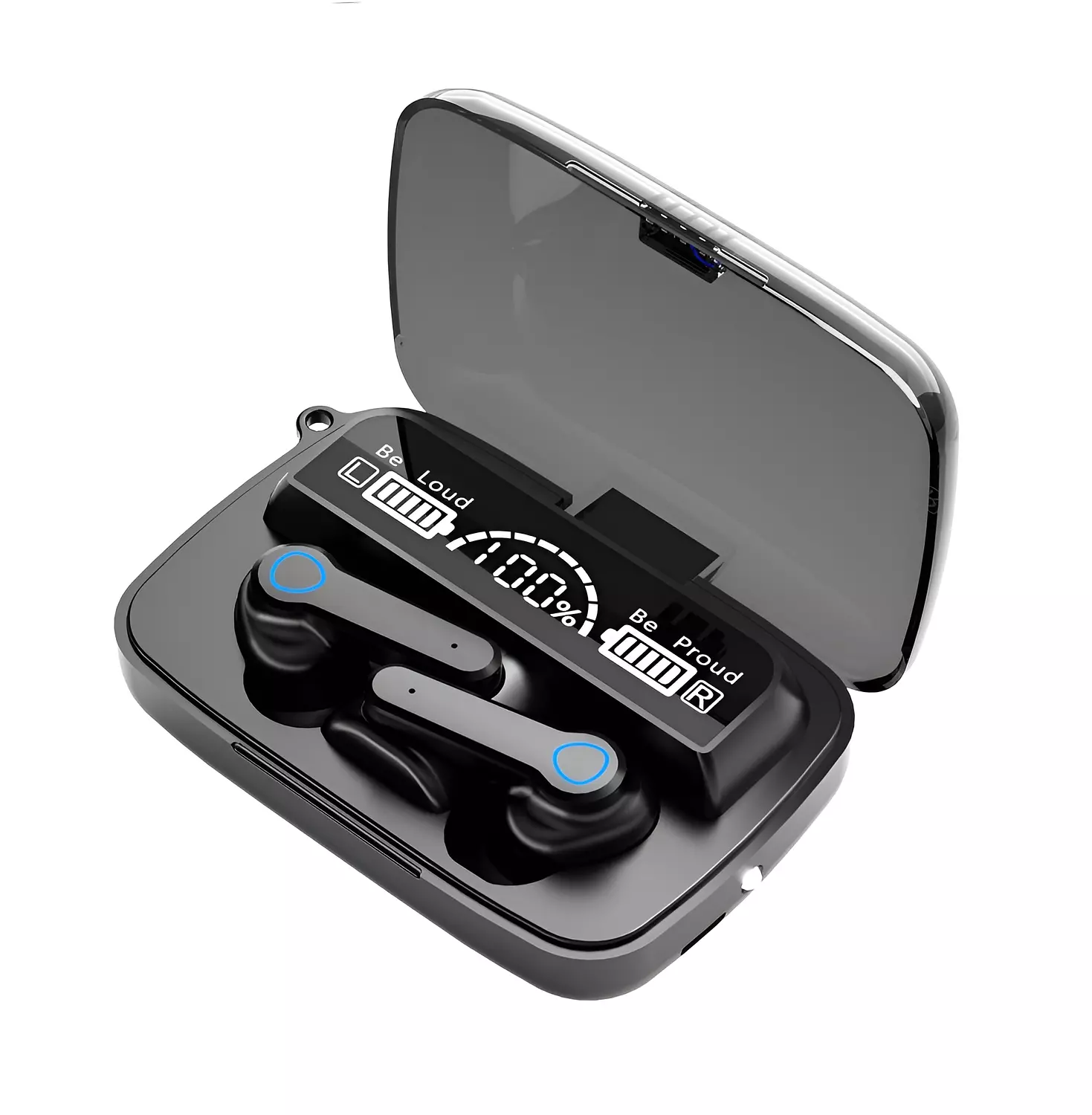 M19 Air Pods with Bluetooth V5.1 technology and clear and high sound hover image