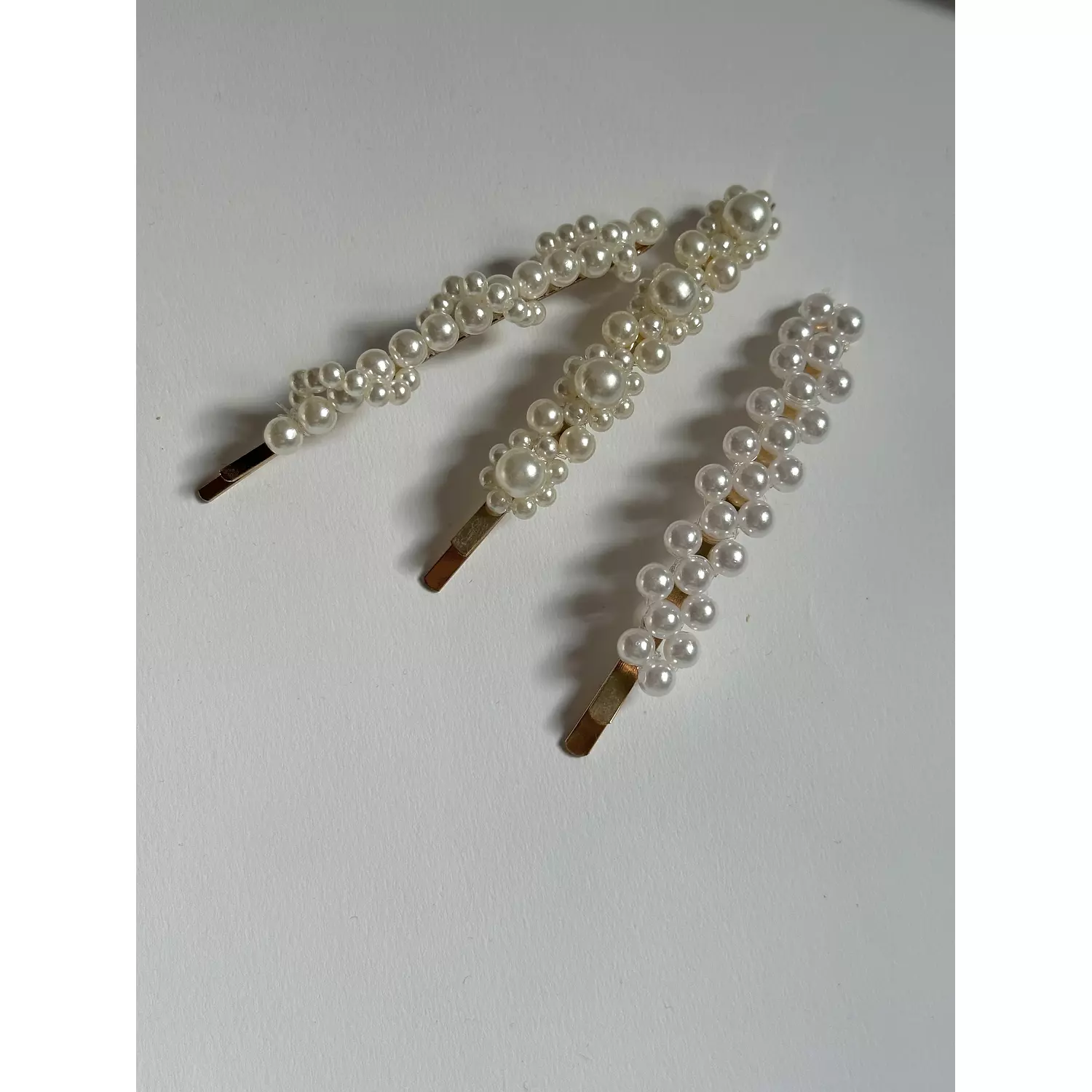 Set of three pearls Hair pin 3