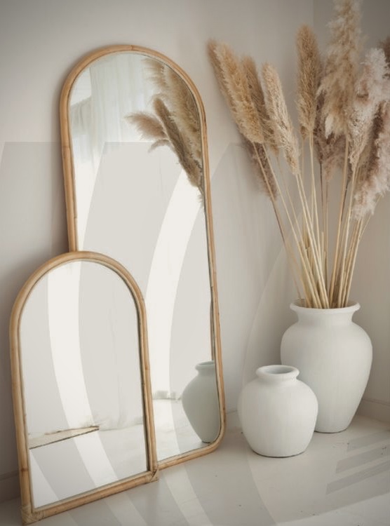 Arco Bamboo Mirror  hover image