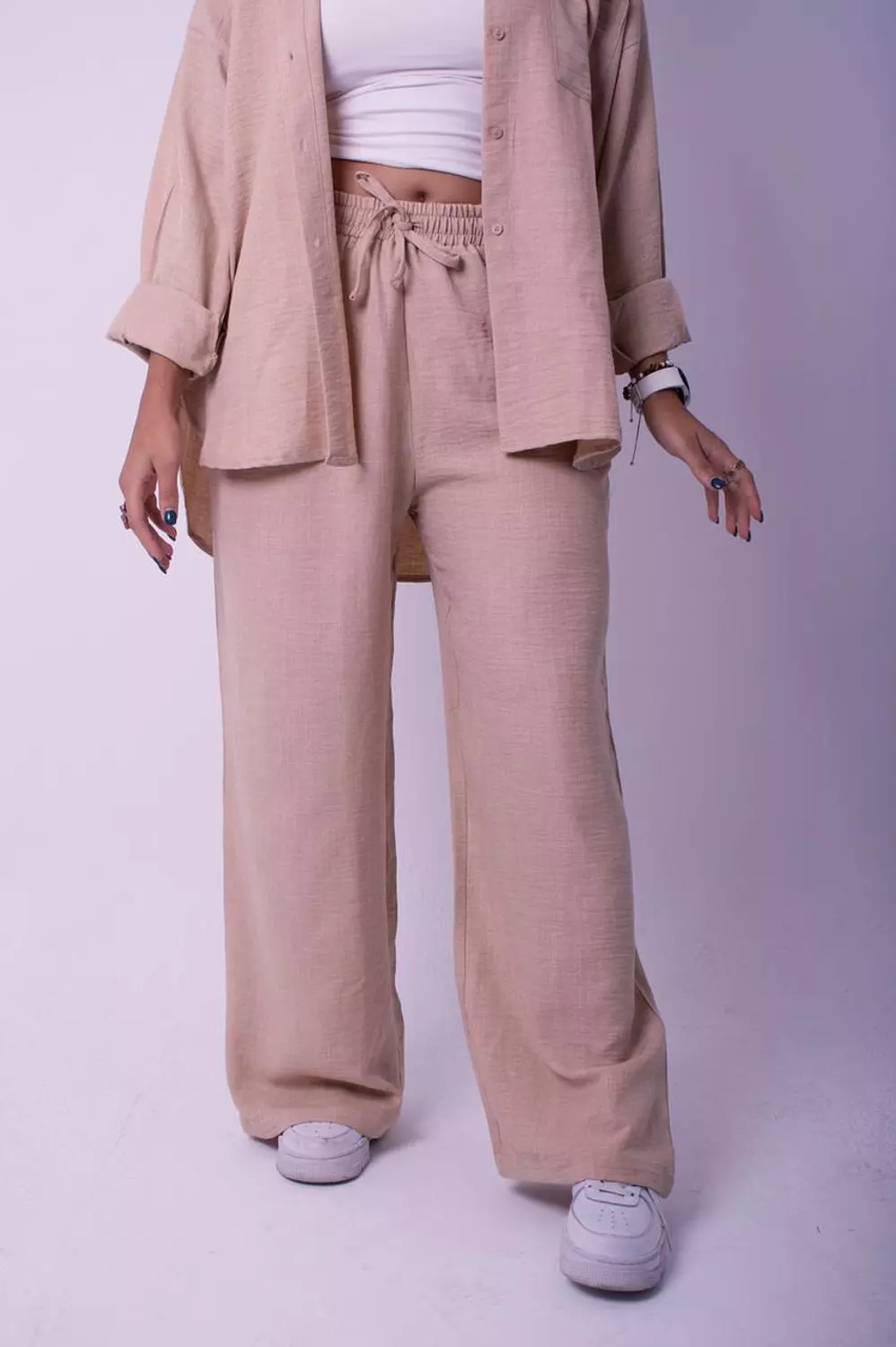 Beige Linen Set 2