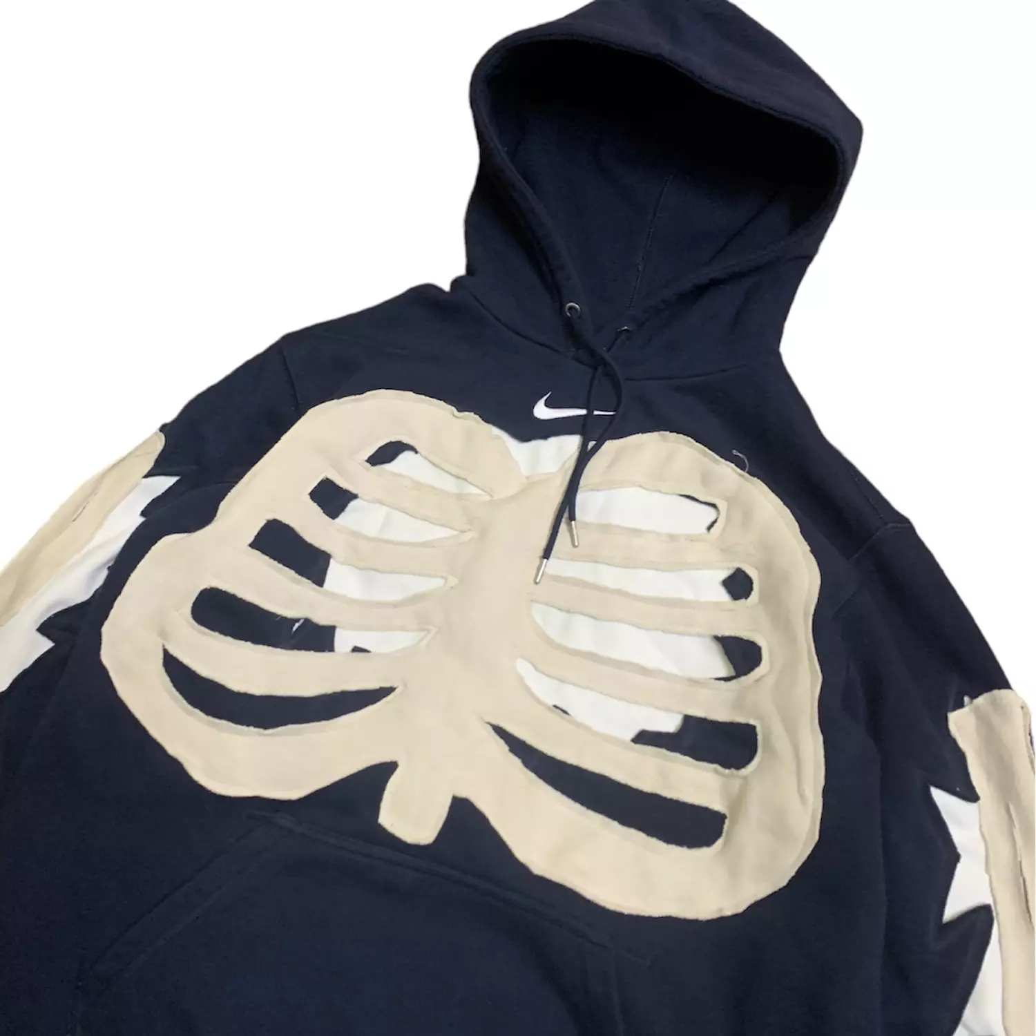 Reworked Nike Skeleton Center Swoosh Hoodie 1