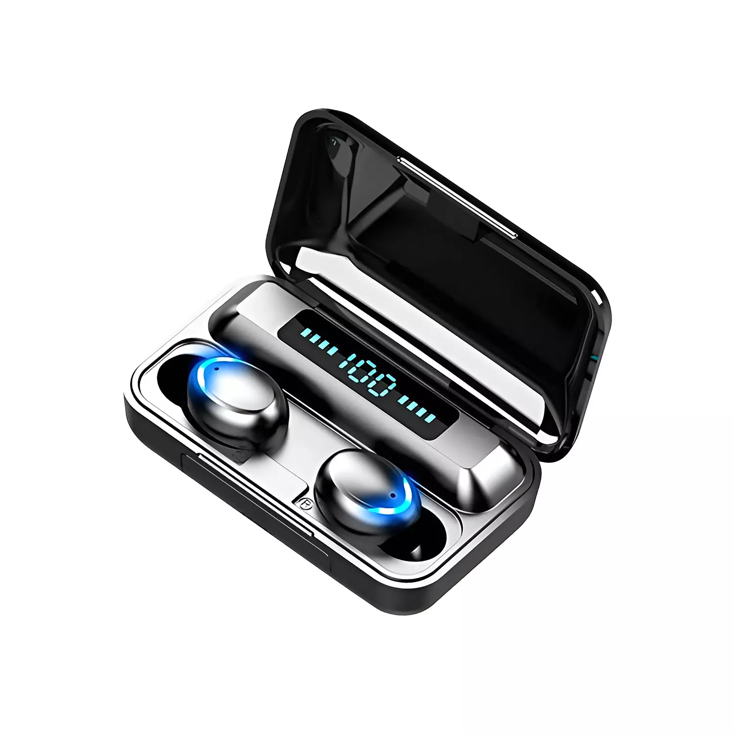 Buds F9 Pro+ Wireless Air pods with Hi-Fi Sound, 12H Music Time, Bluetooth V4.0, and Lightweight & Portable Design hover image