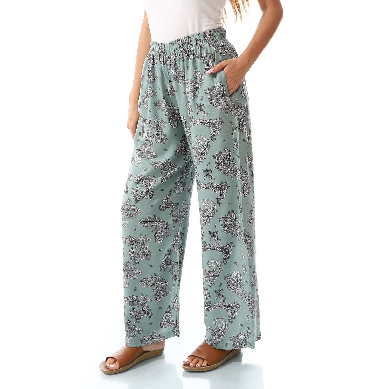 Women Viscos Paisley Patterned - 2597 2