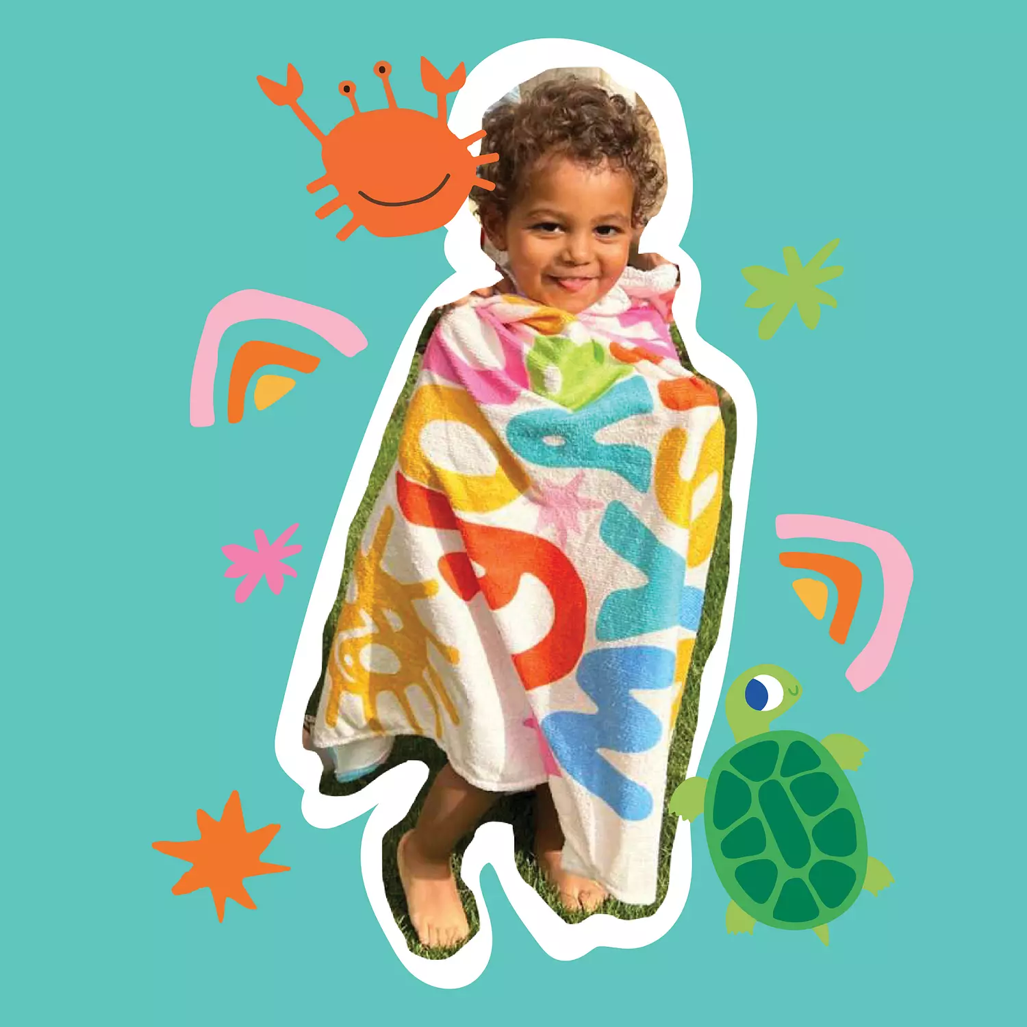 KIDDIE TOWEL- YOU ARE MY SUNSHINE 2