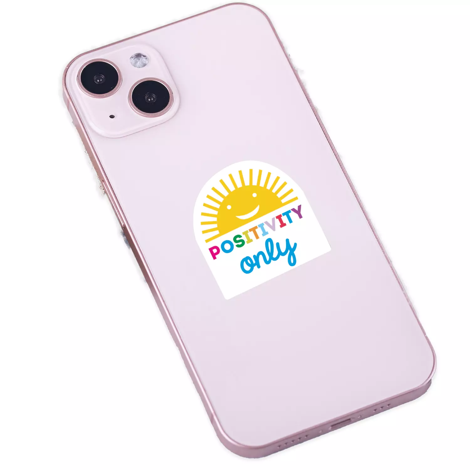 Memo transparent stickers “Positivity Only Sticker" hover image