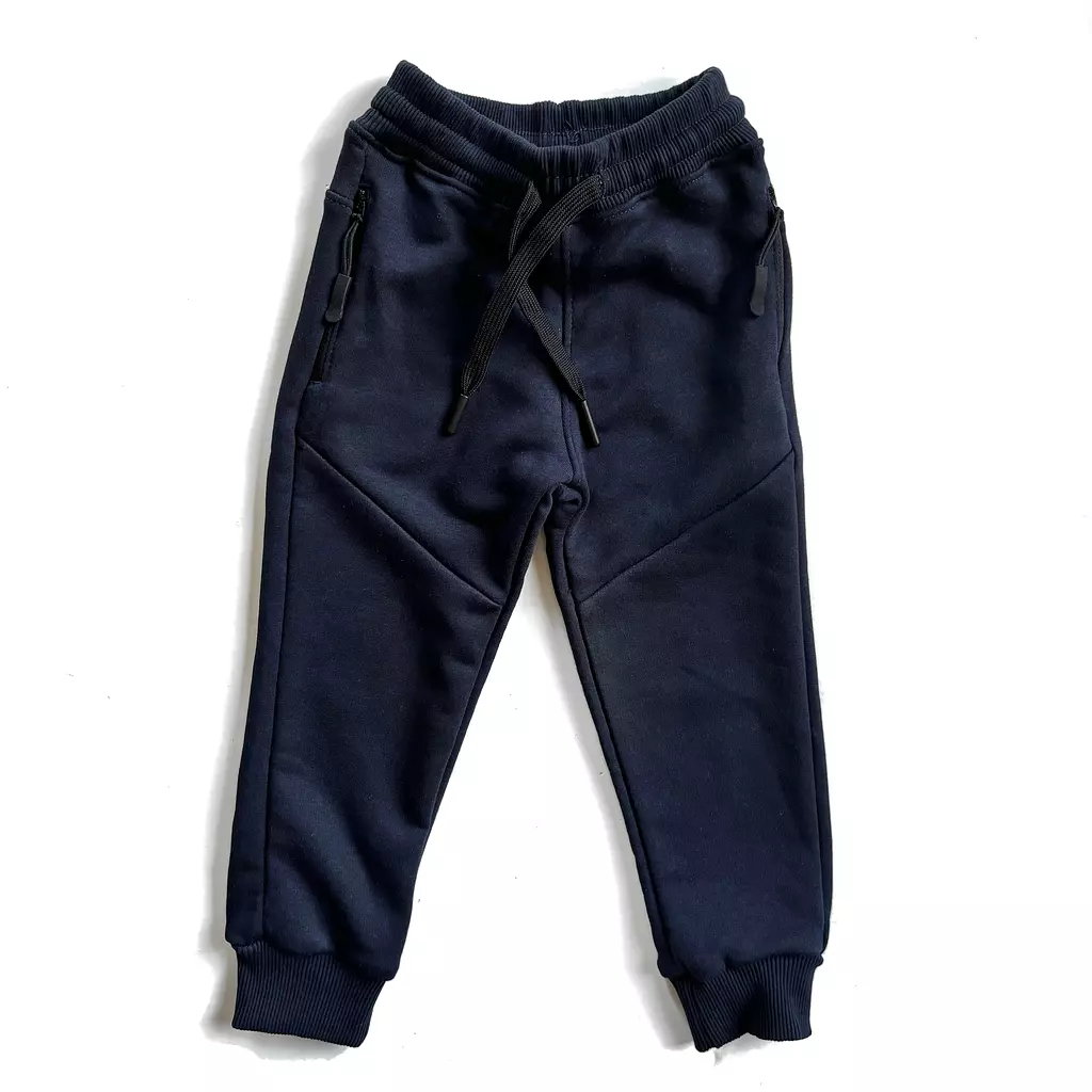 Navy Cotton Joggers 