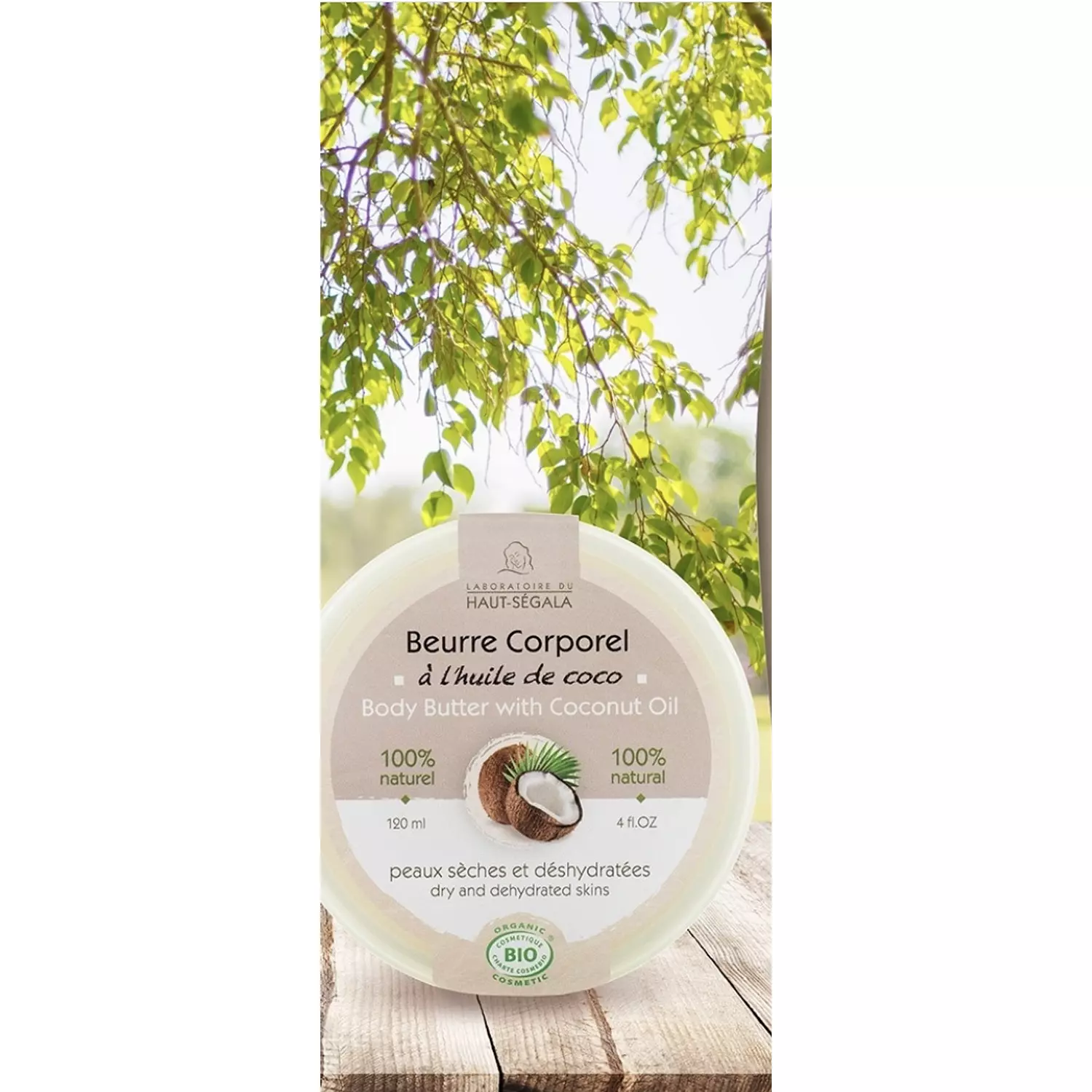 Organic Body Butter with Coconut Oil 1