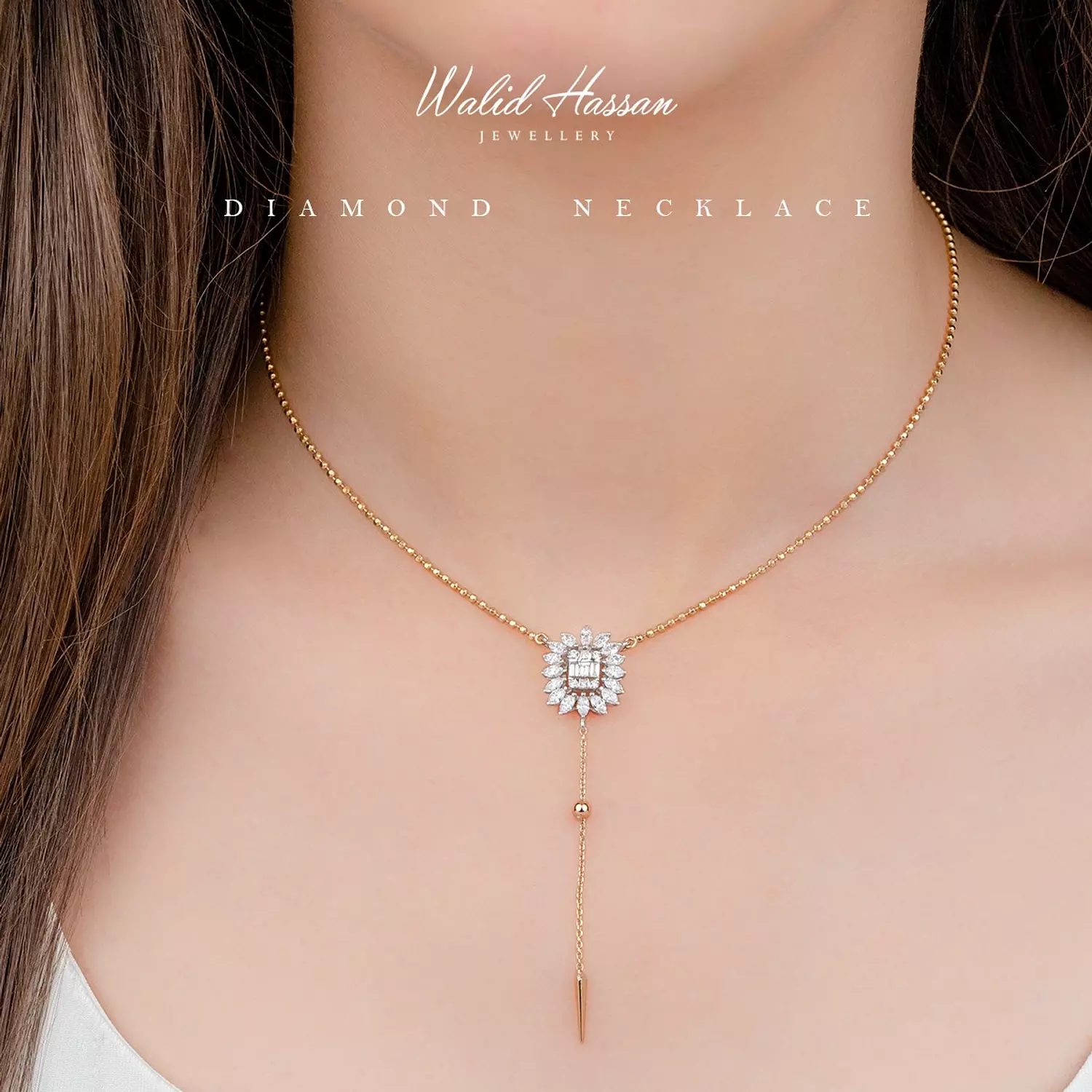 diamond necklace  hover image