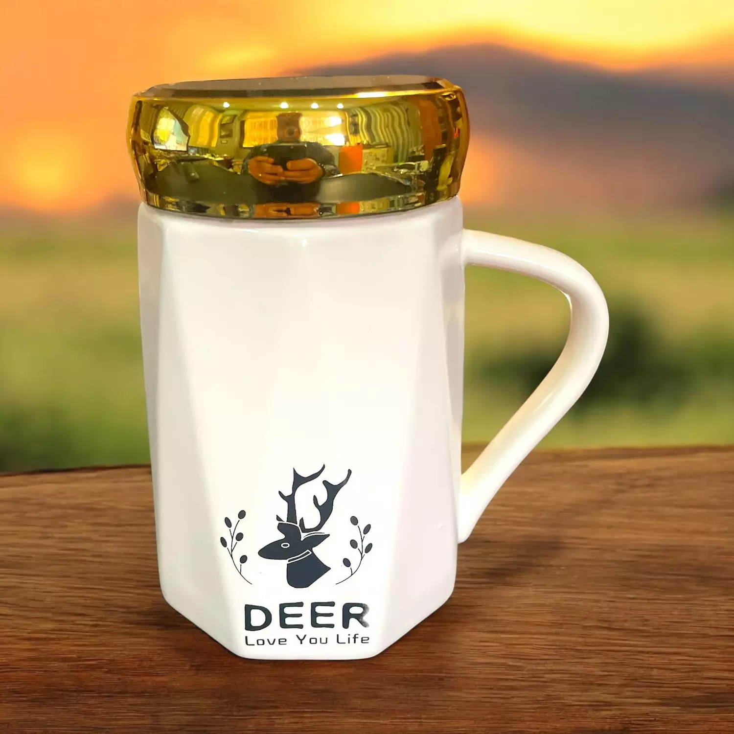 Ceramic Deer Mug 1