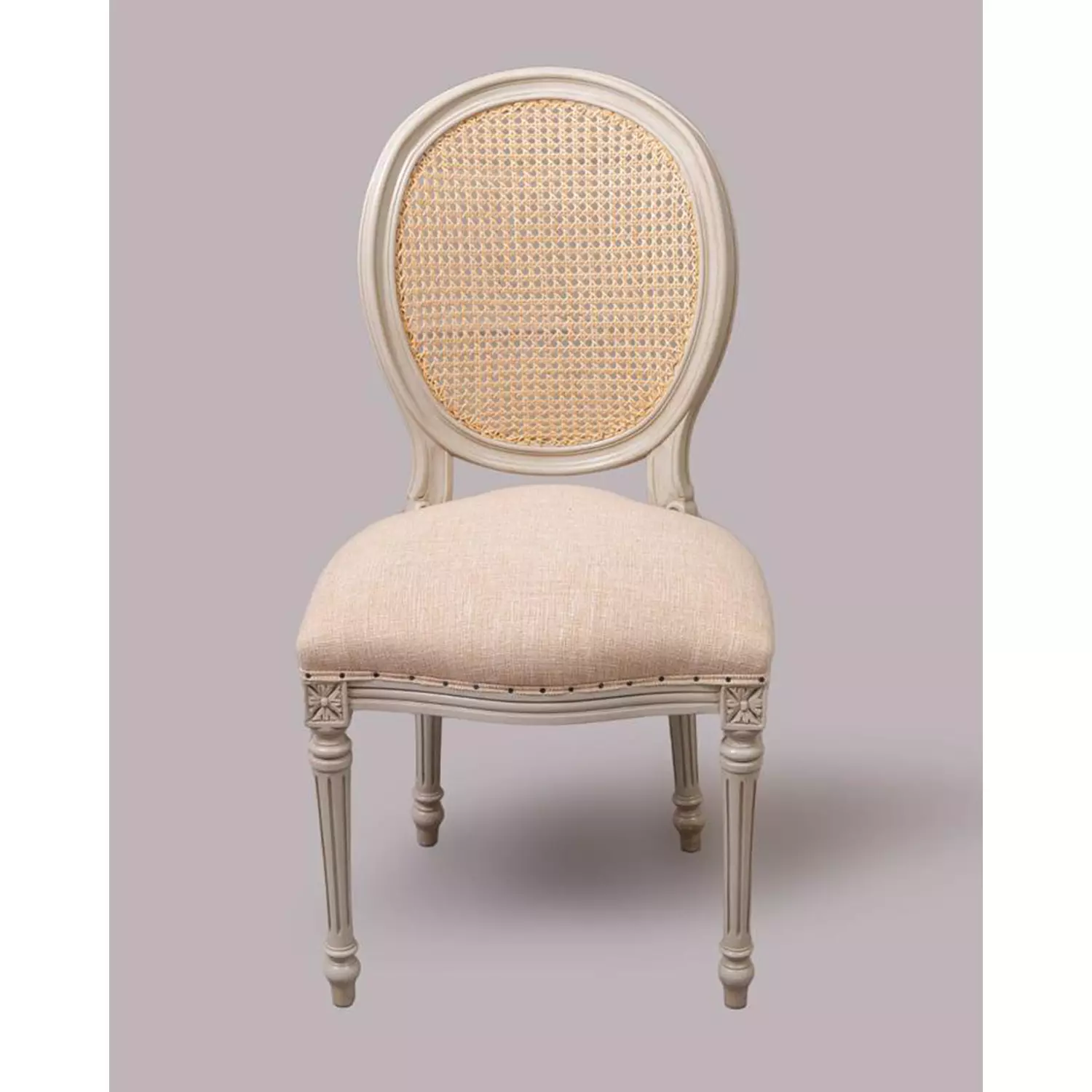 French Cane Dinning chair hover image