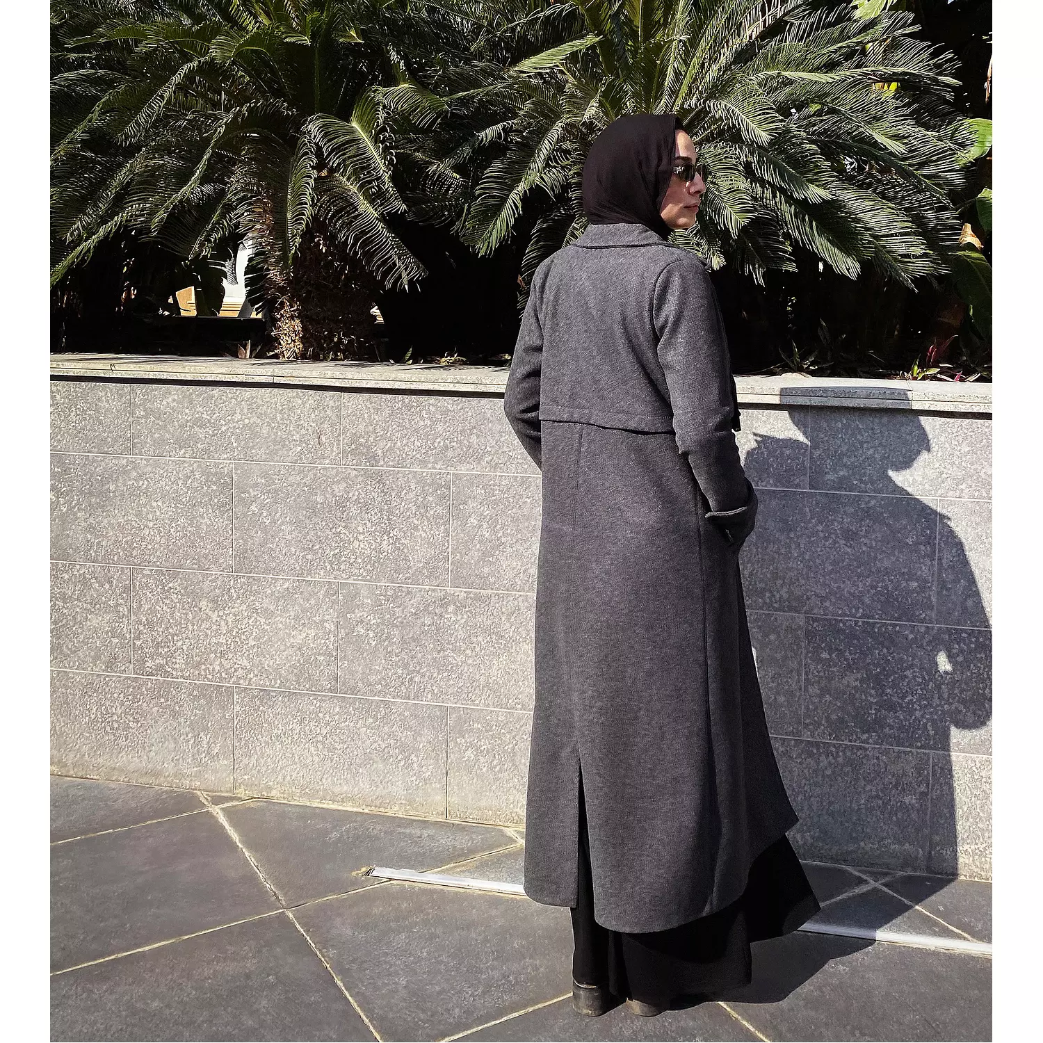 Essential Wool Coat in Grey 4