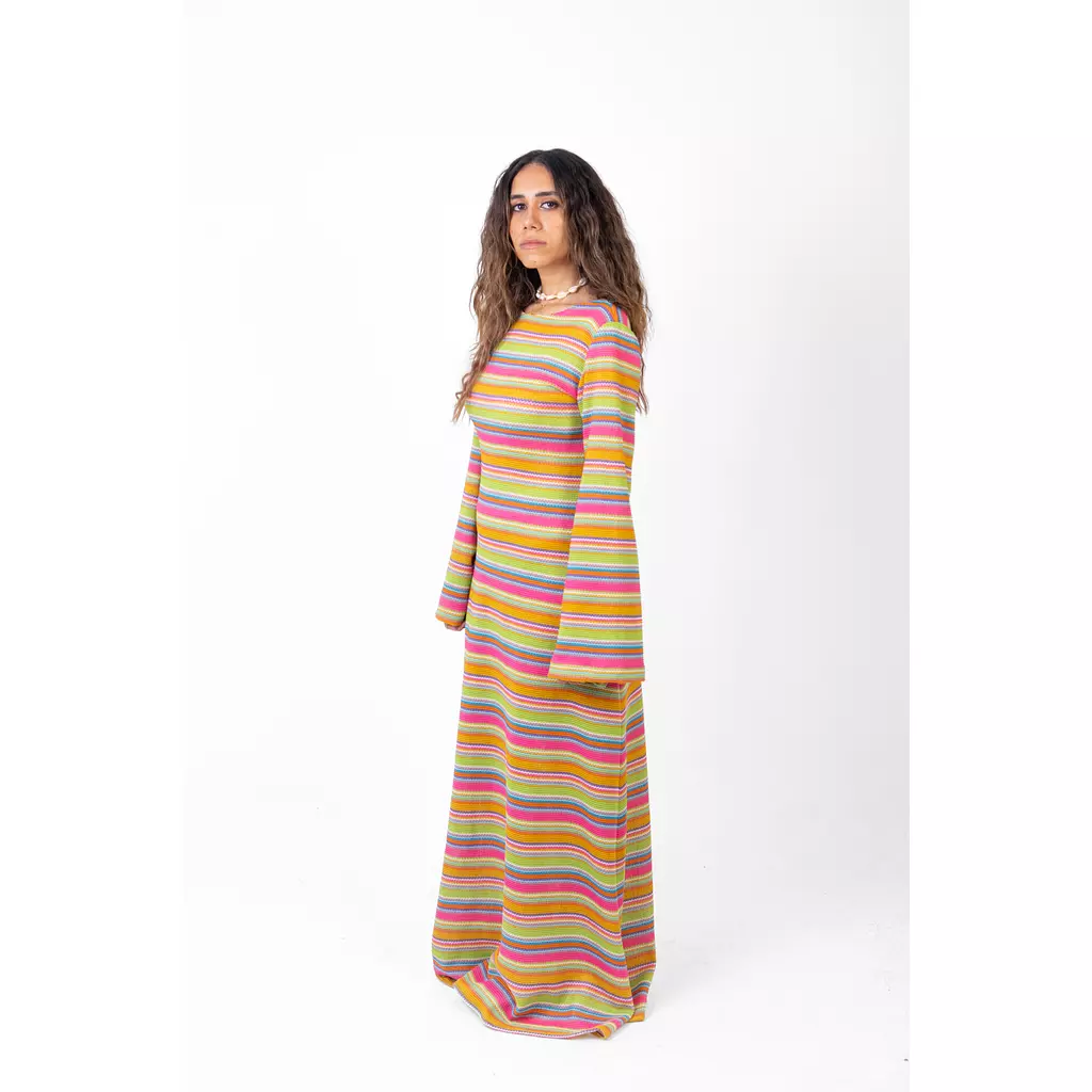 Tropicana Stripe Dress