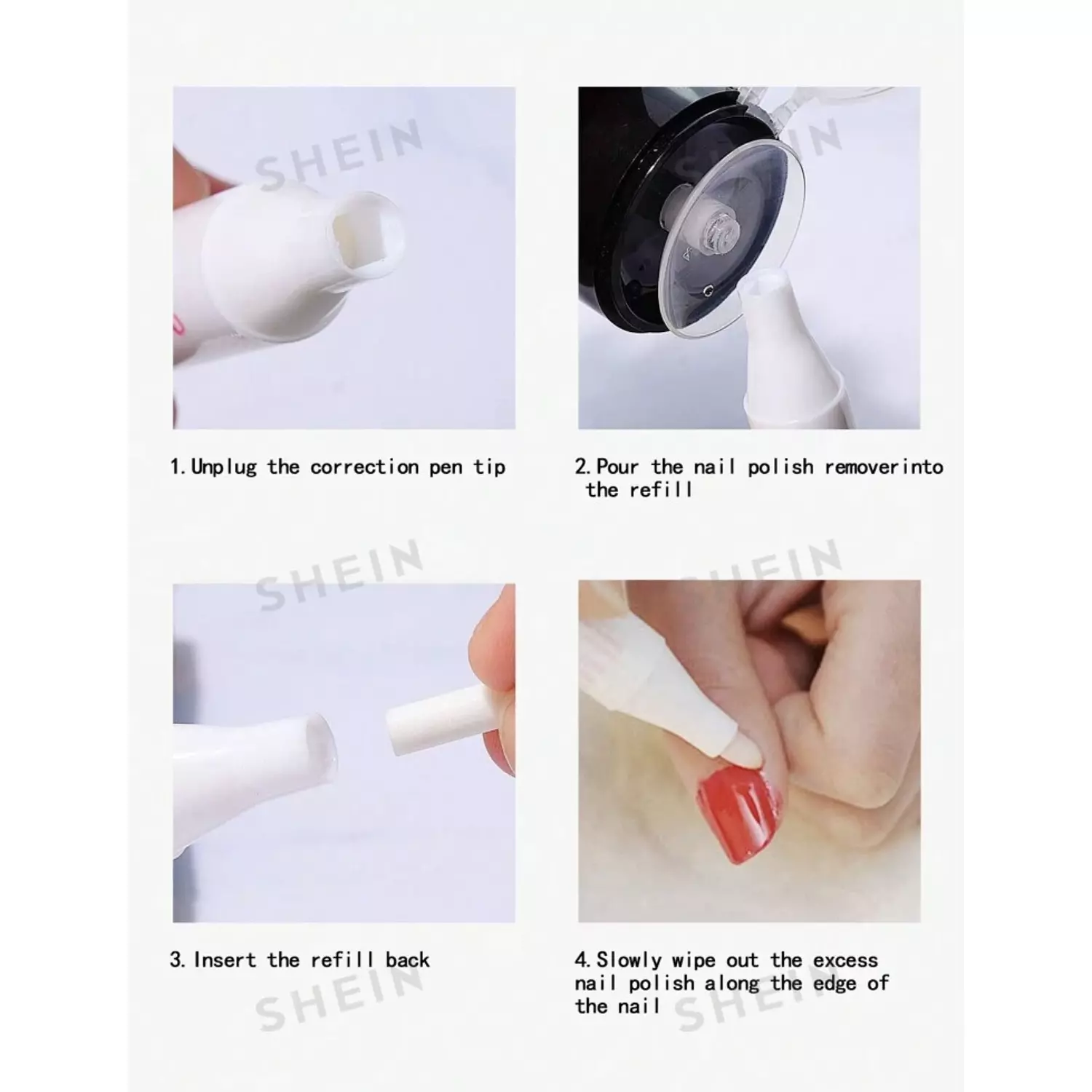 Shein Nail Polish Remover Pen - 1 PC   2