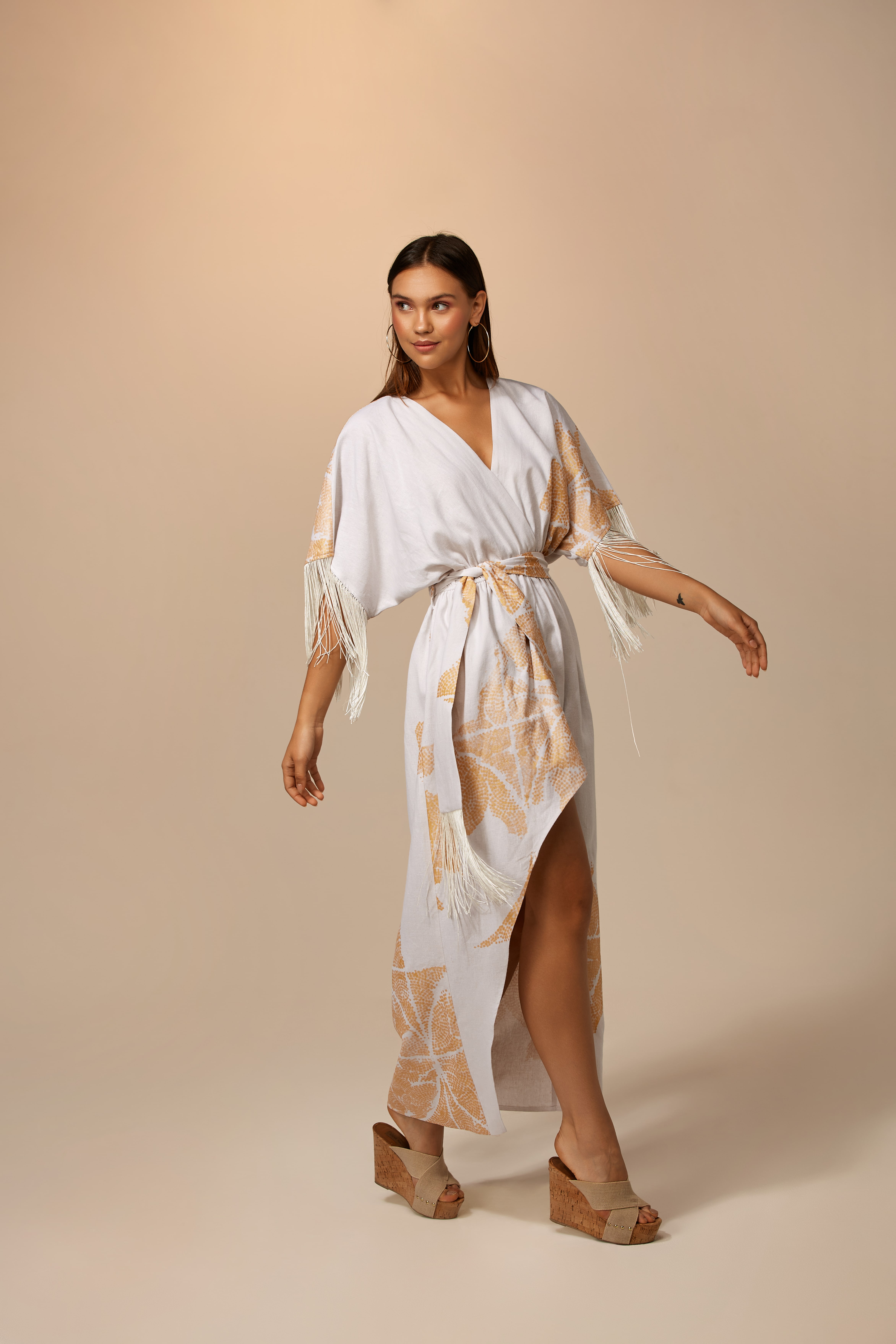 Handkerchief Nebu dress with Fringes