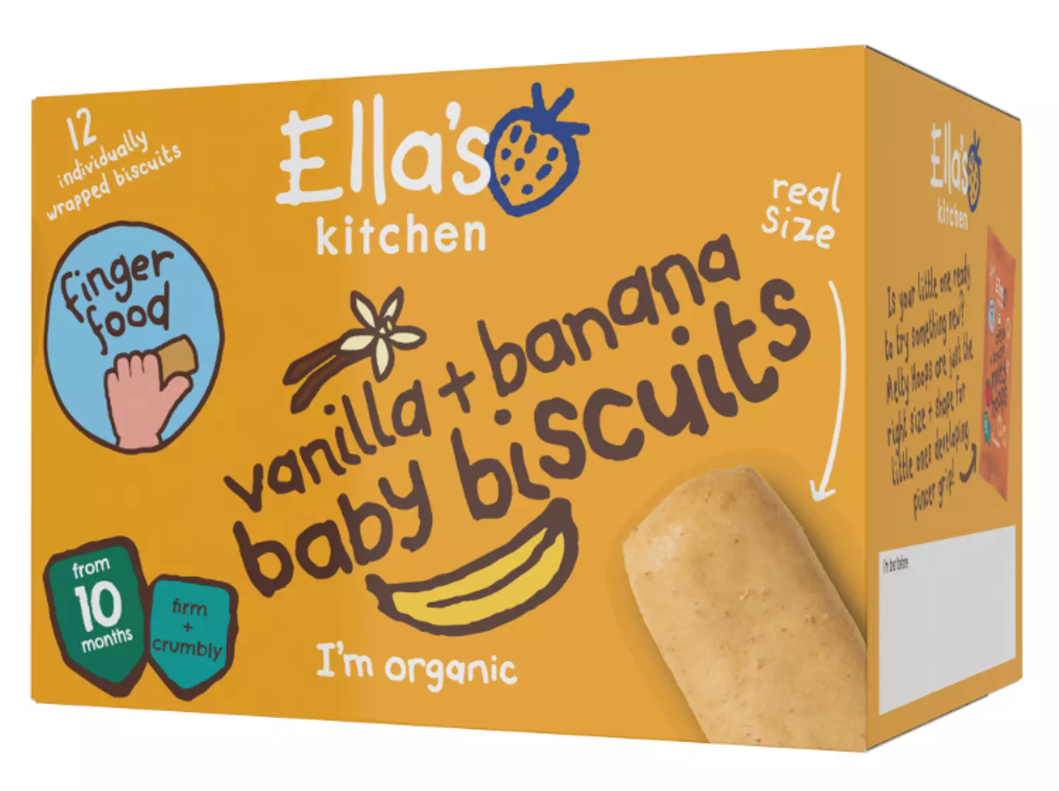  Vanilla and Banana Biscuits - 108 grams 0