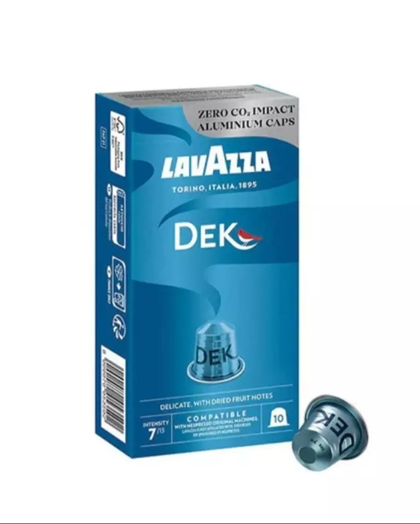 DeK NCC 10 Capsules Intensity 7 - Decaffeinated Coffee 