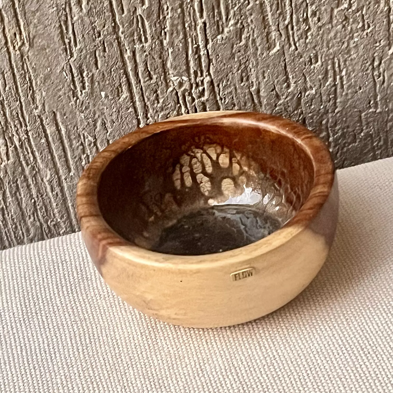 Golden Brown Wood Bowl-2nd-img