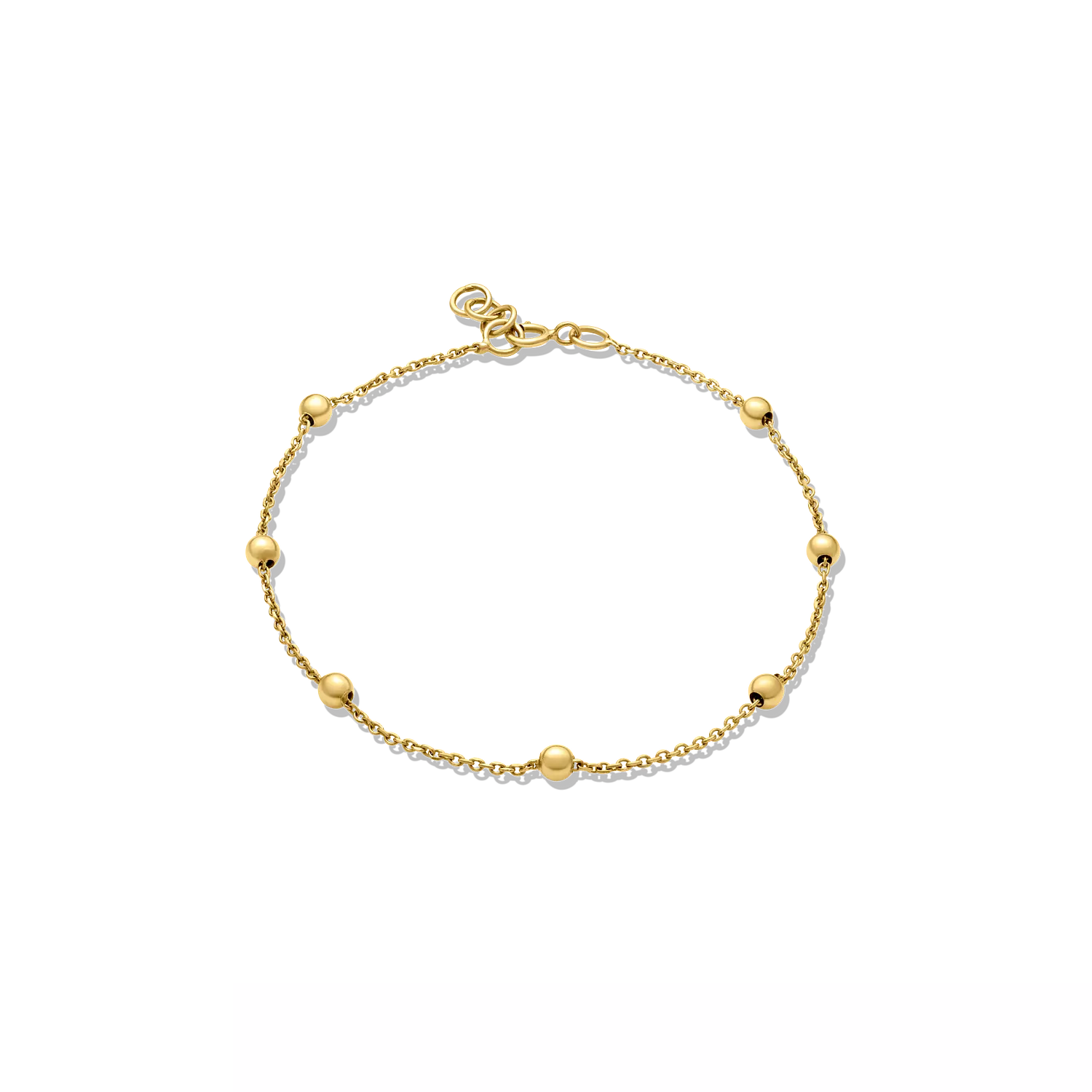 Dotted gold bracelet - B9 hover image