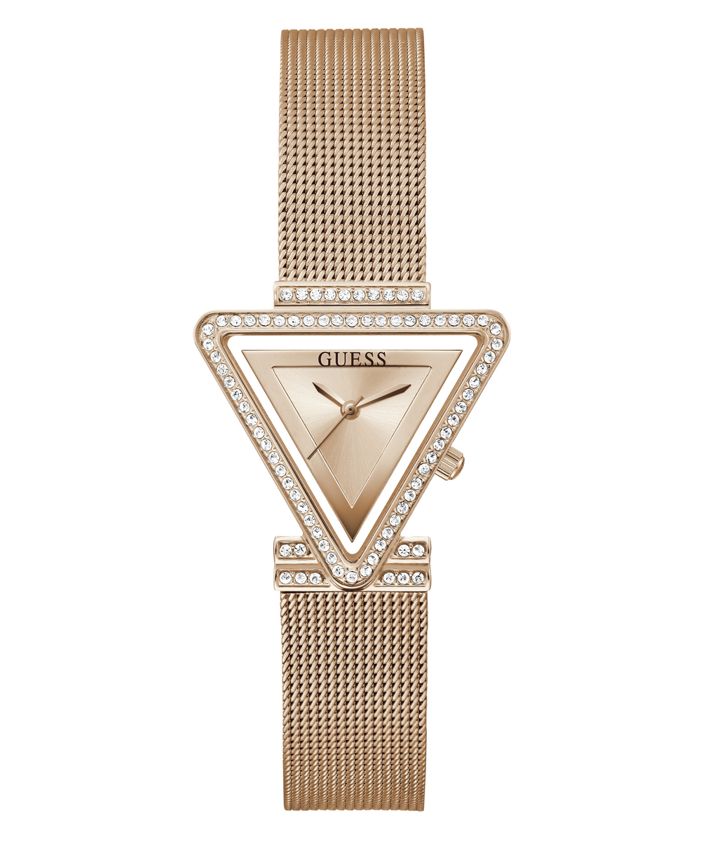 GUESS GW0508L3 ANALOG WATCH  For Women Rose Gold Stainless Steel/Mesh Polished Bracelet 