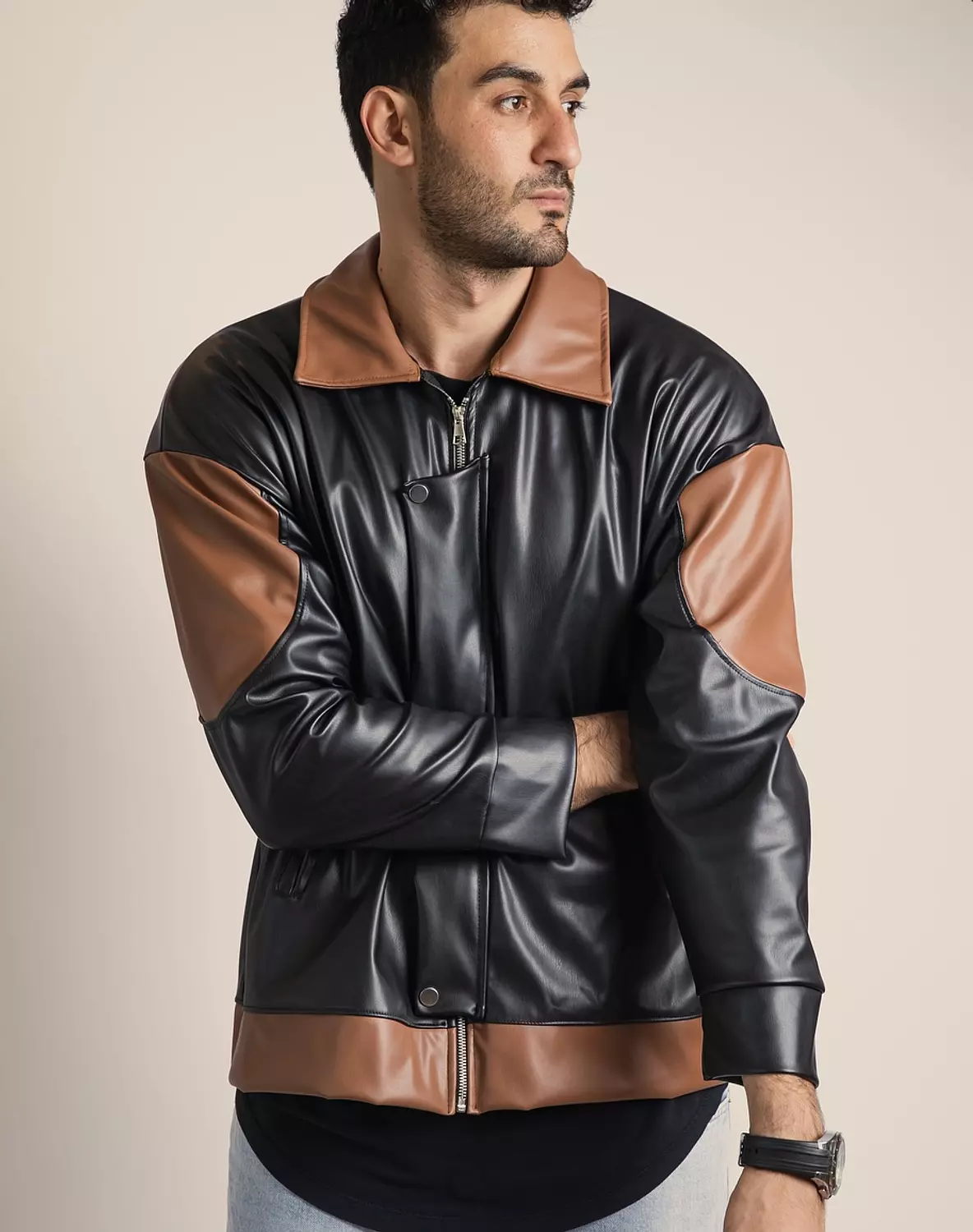 Maverick Leather Jacket hover image