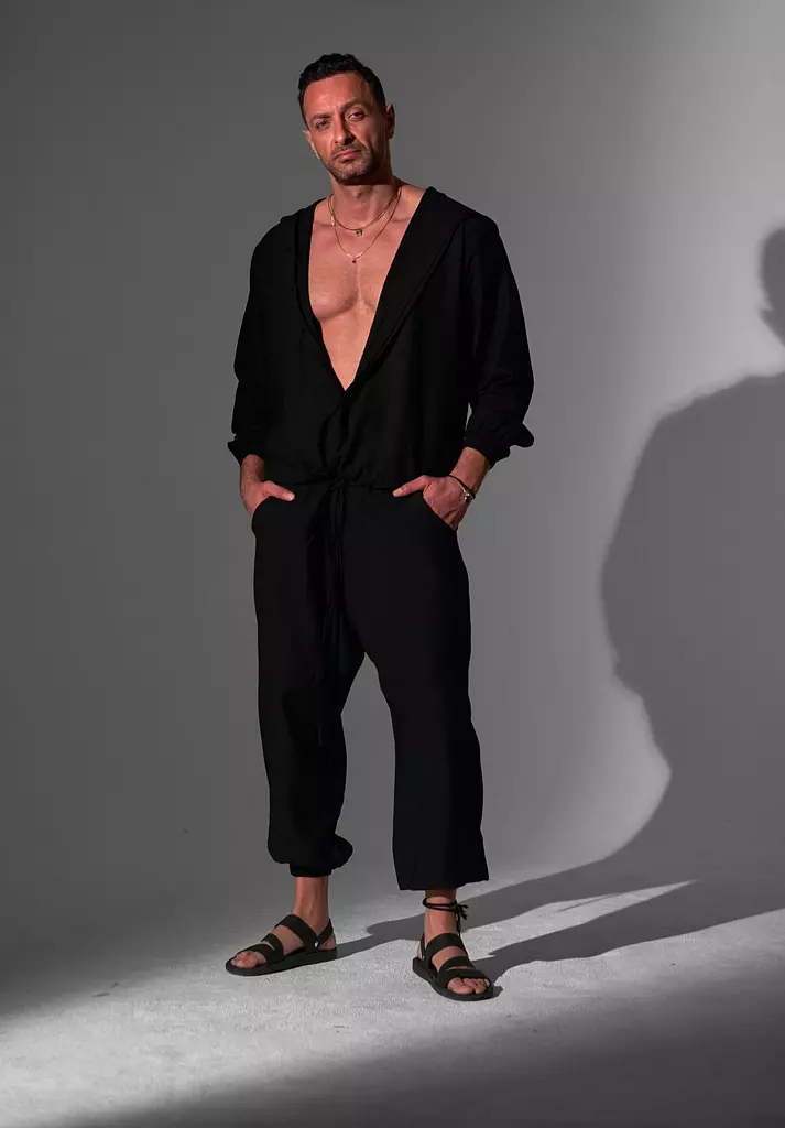 Black Lenin Oversized Jumpsuit