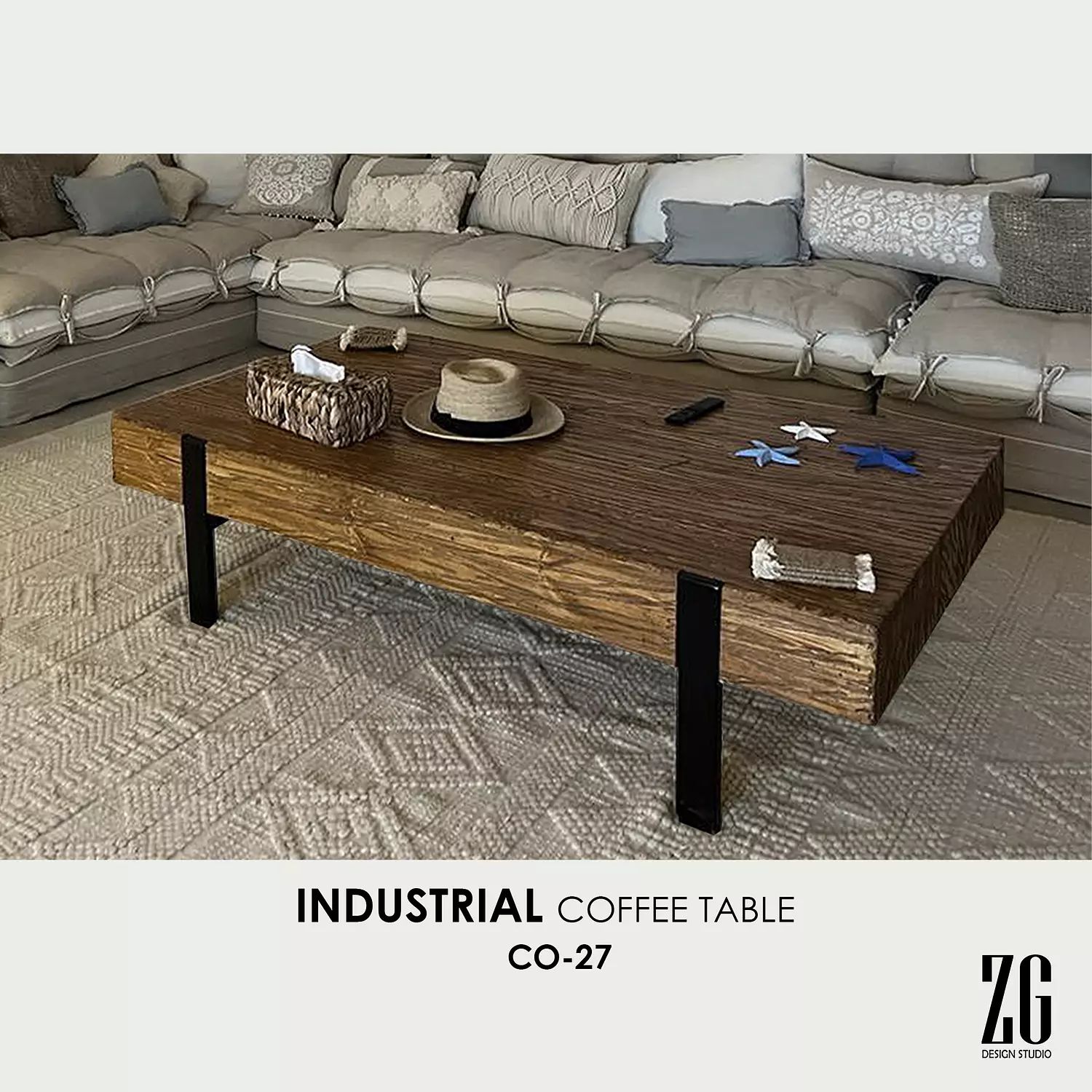 INDUSTRIAL COFFEE TABLE  1