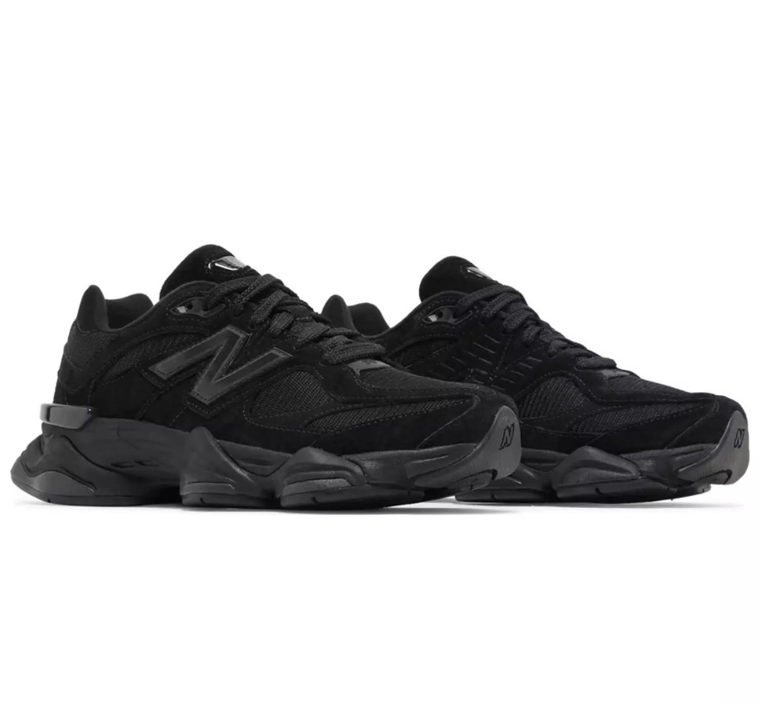 New Balance 9060 'Triple Black Suede' 6