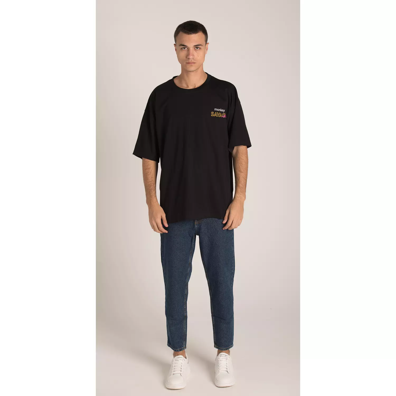 MONKY SAVAGE OVERSIZE T-SHIRT hover image