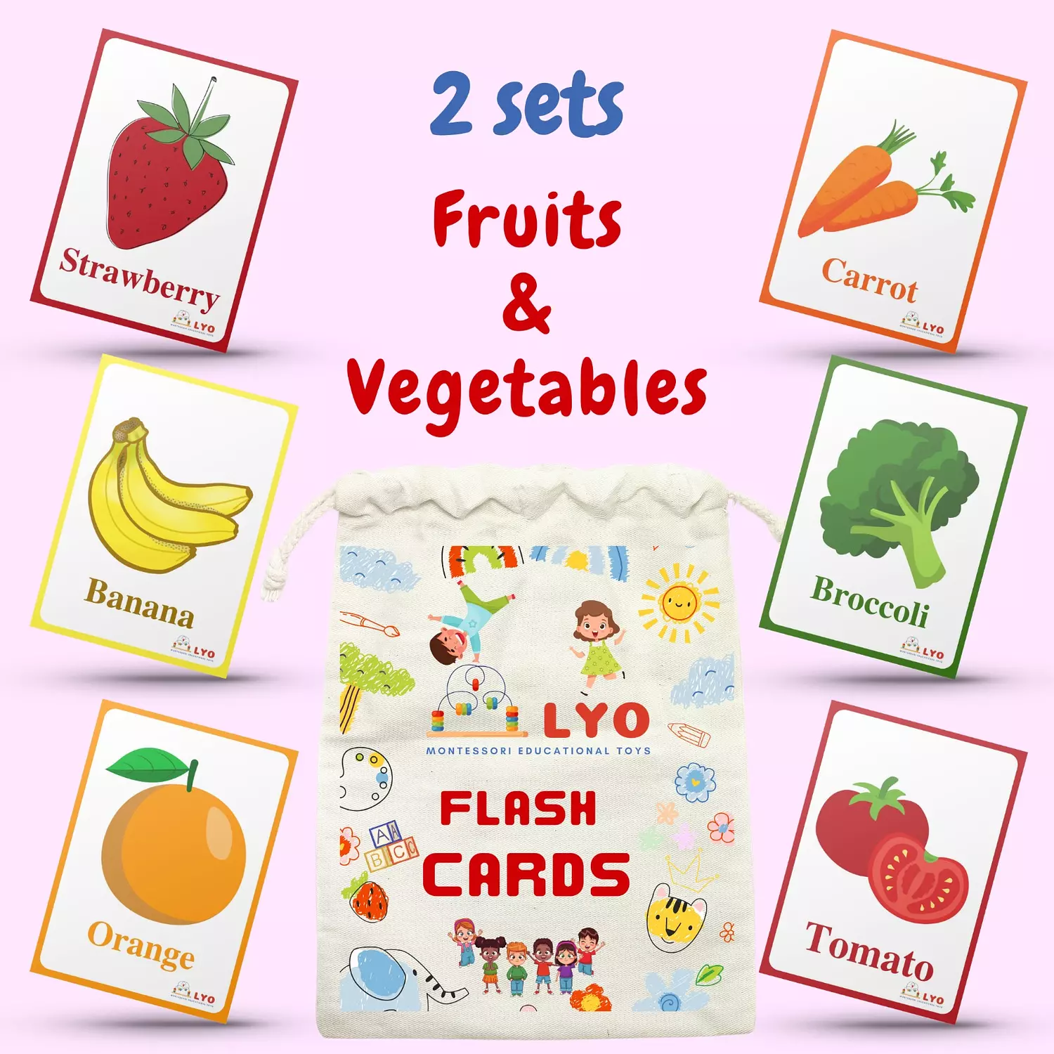 LYO Flash Cards (Fruits-Vegetables) hover image