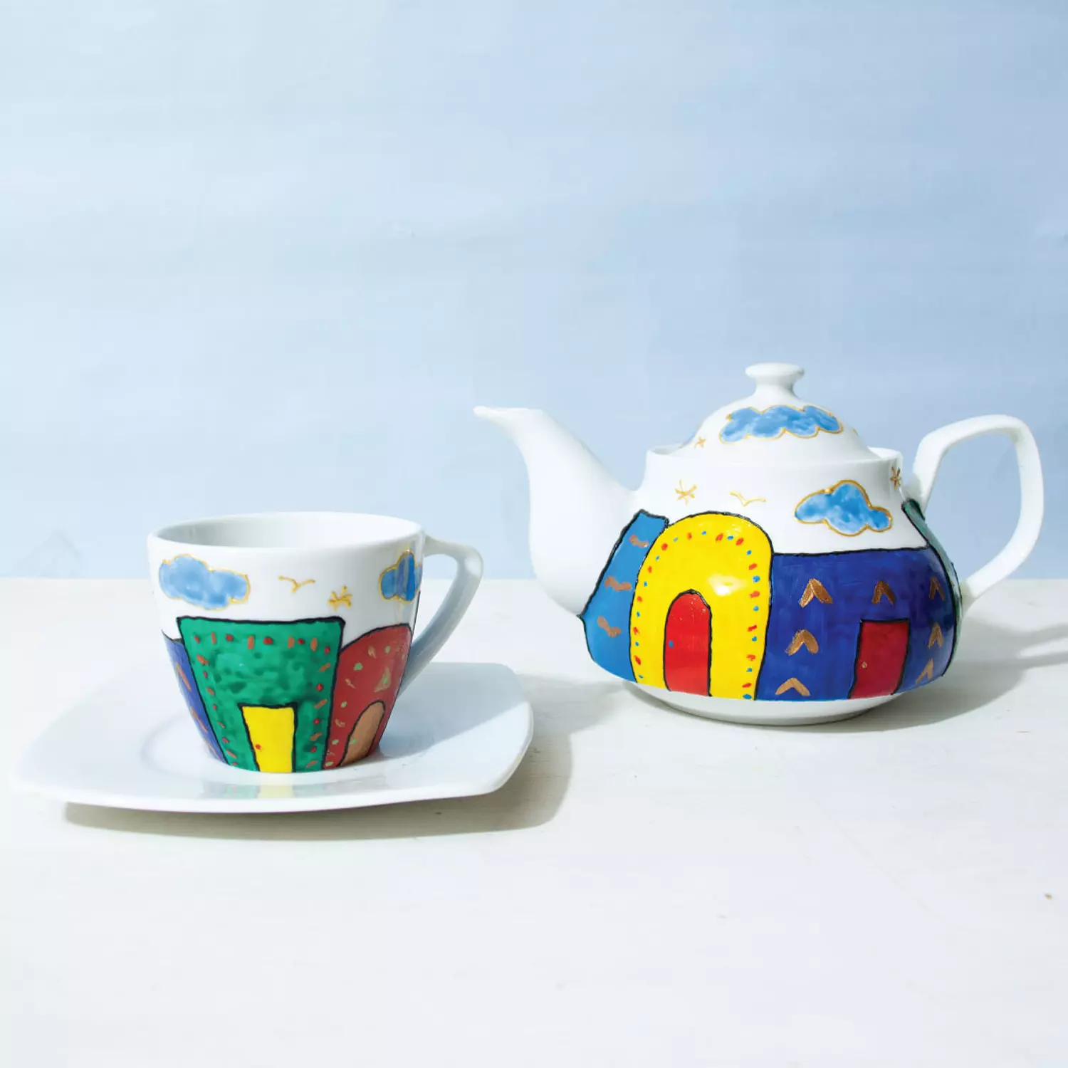 Nubian Houses Teacup  hover image
