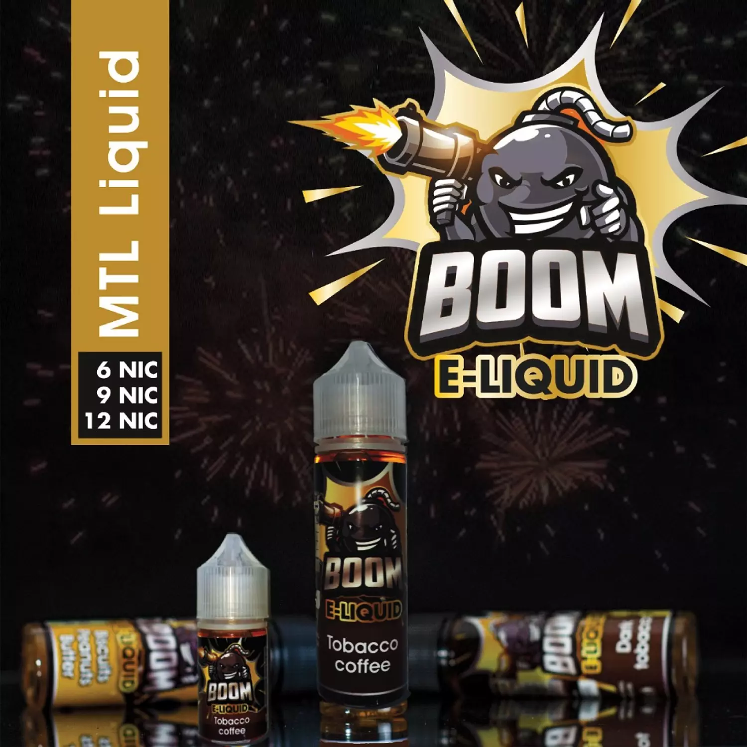 Boom E - Liquid 60ML (MTL 50/50) 1