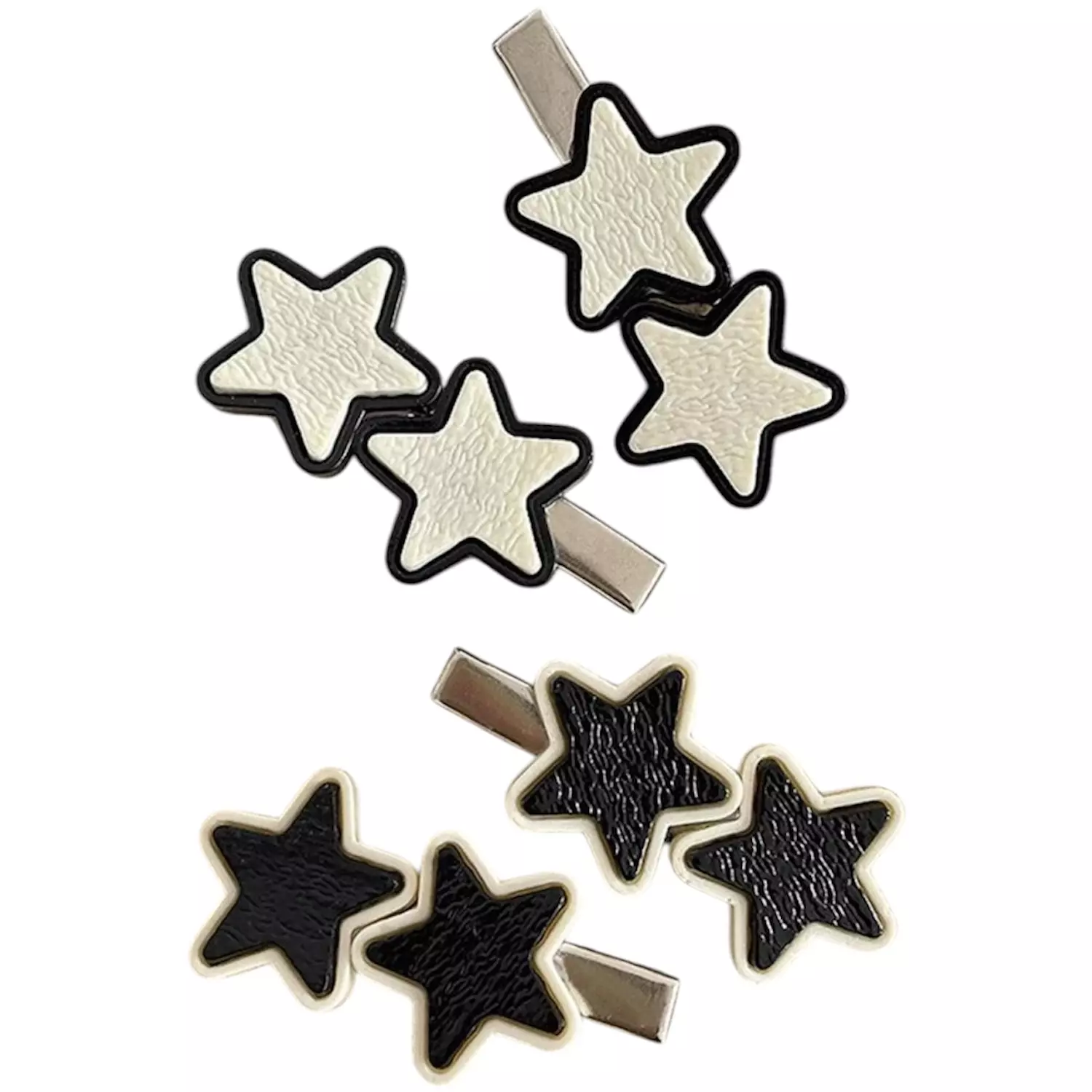 2 Pc Star Hair Clips Set hover image