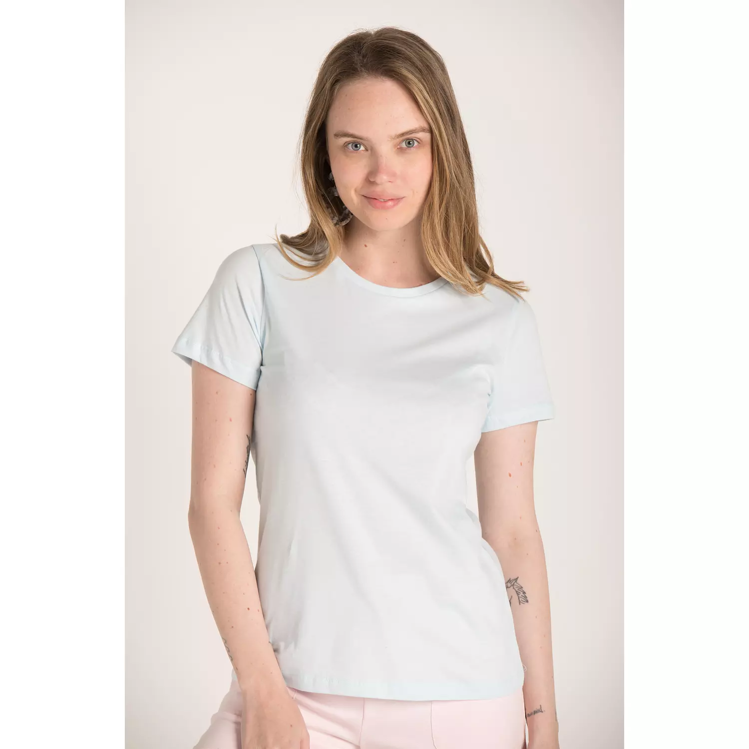 CREW NECK SHORT SLEEVE TOP hover image