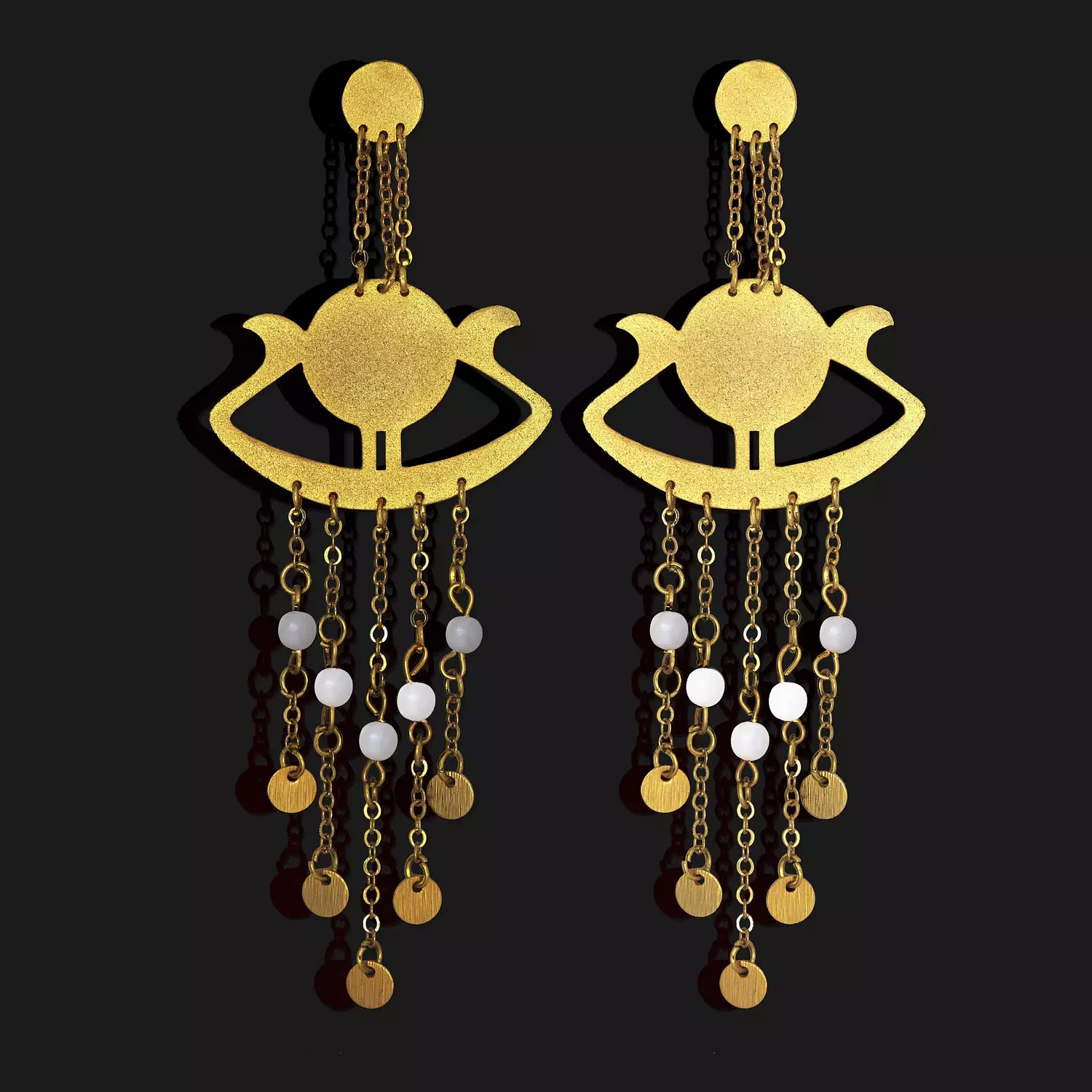 Sunboat earrings 1