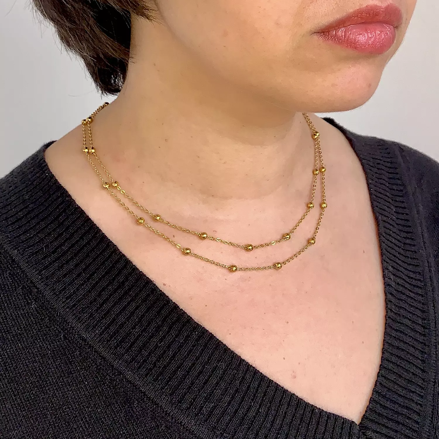 Golden Drops Necklace hover image