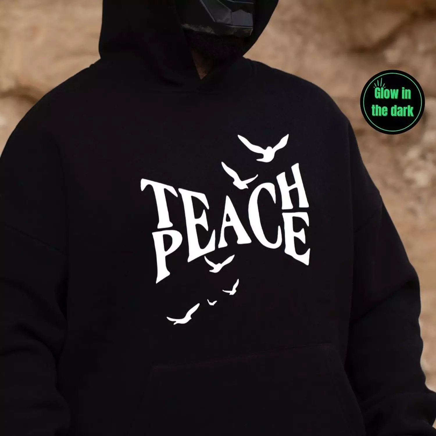 Teach Peace Glow In The Dark 1