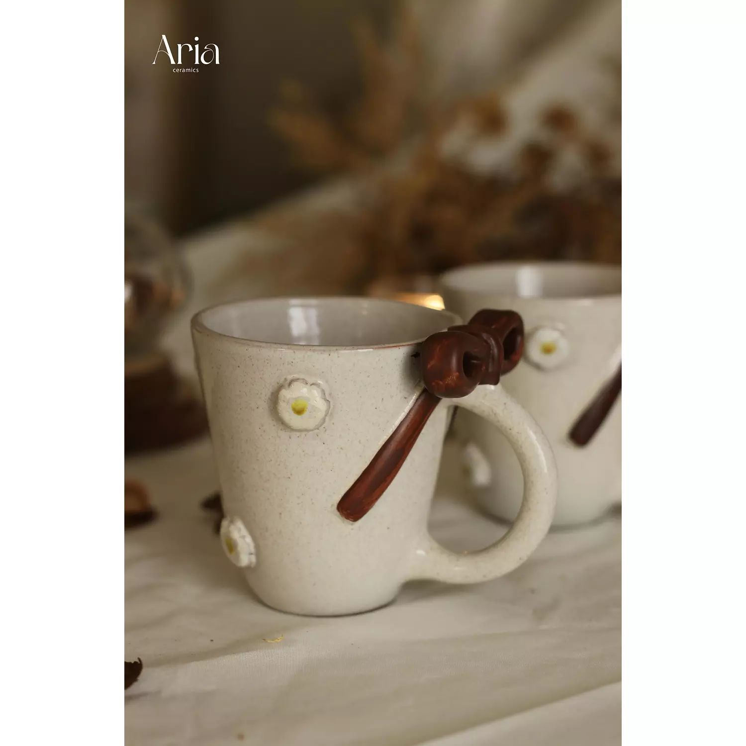 Bow Mug-Brown 1