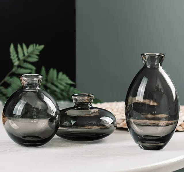 Pyrex Set Vases