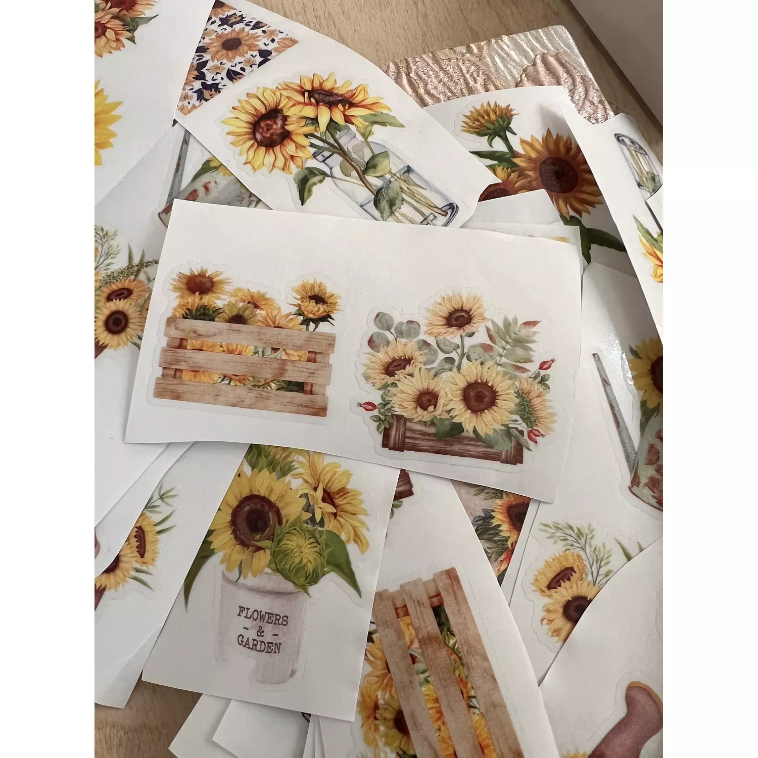 Sunflowers Pack | Transparent Stickers  2